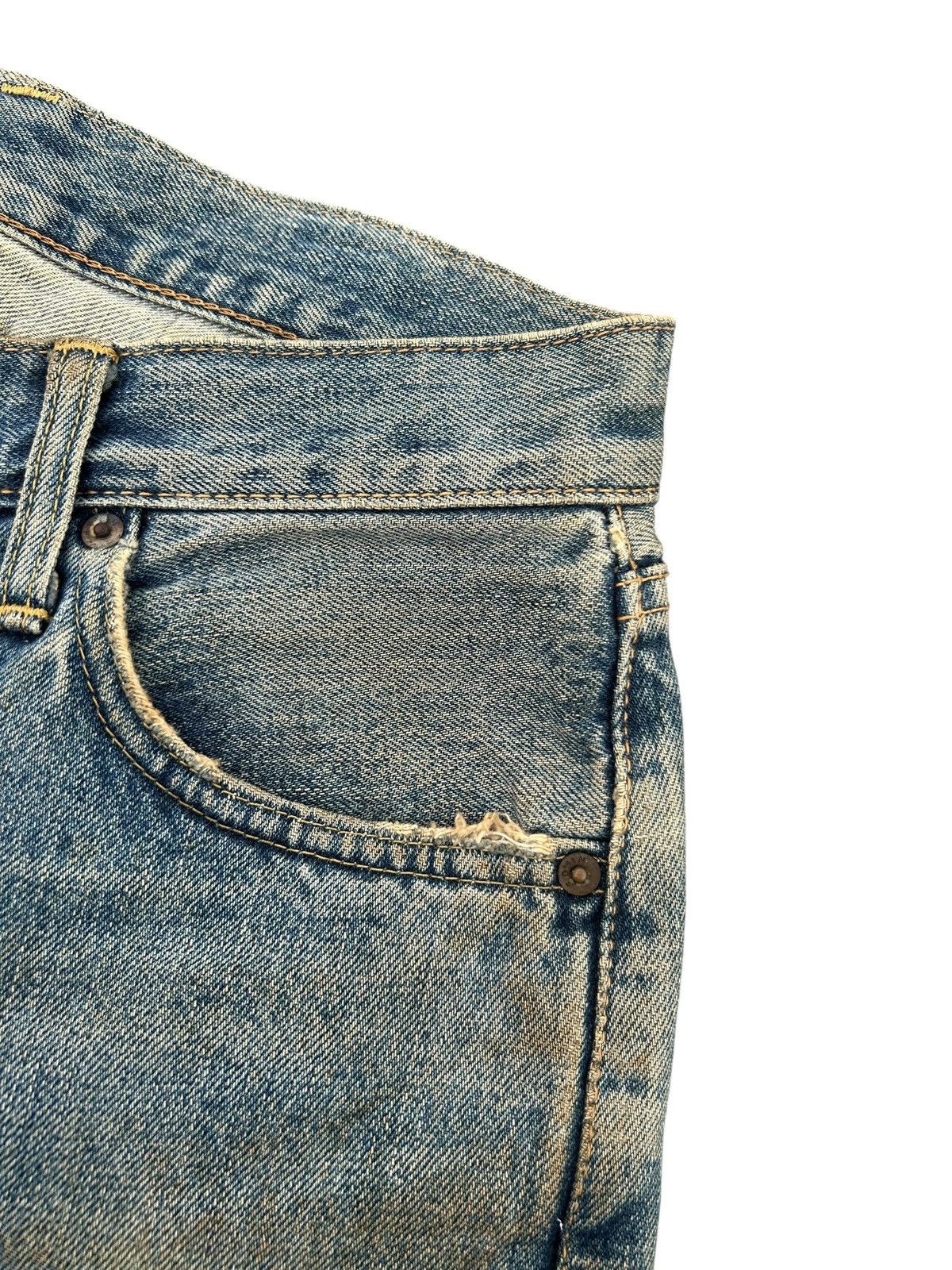 Kapital Vintage Edwin 505xx Selvedge Patina Dirty Denim jeans Size US 29 - 7 Thumbnail