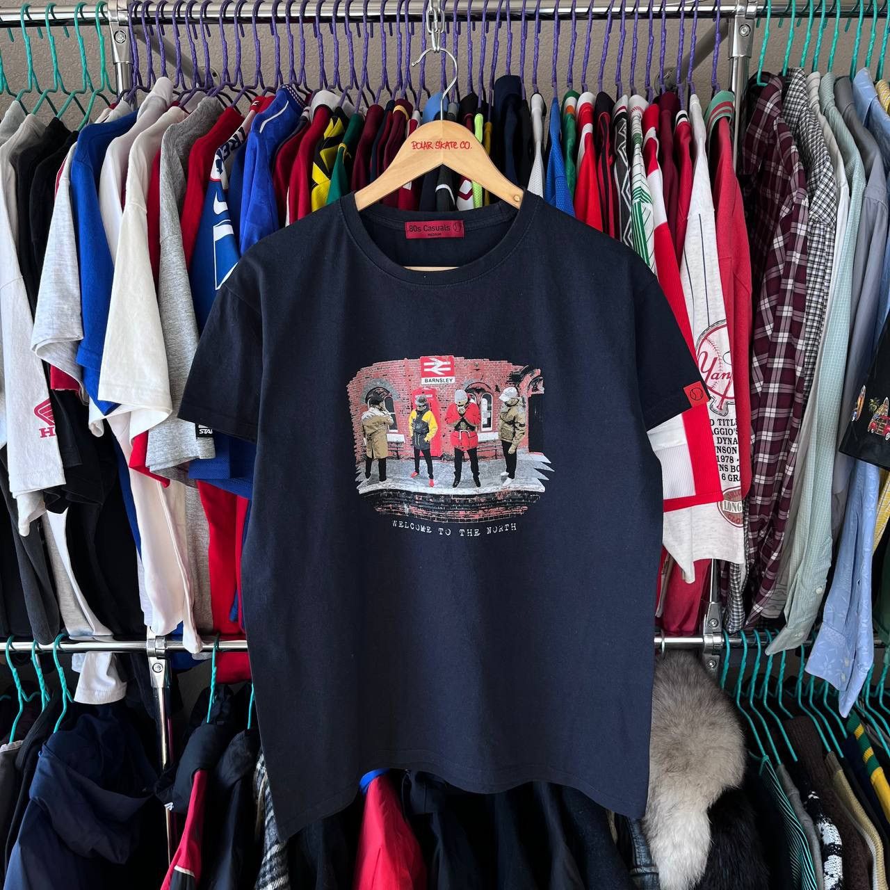 Other × Vintage 80s Casuals T Shirt Football Fans Barnsley Street Hooligans Size US M / EU 48-50 / 2 - 2 Thumbnail