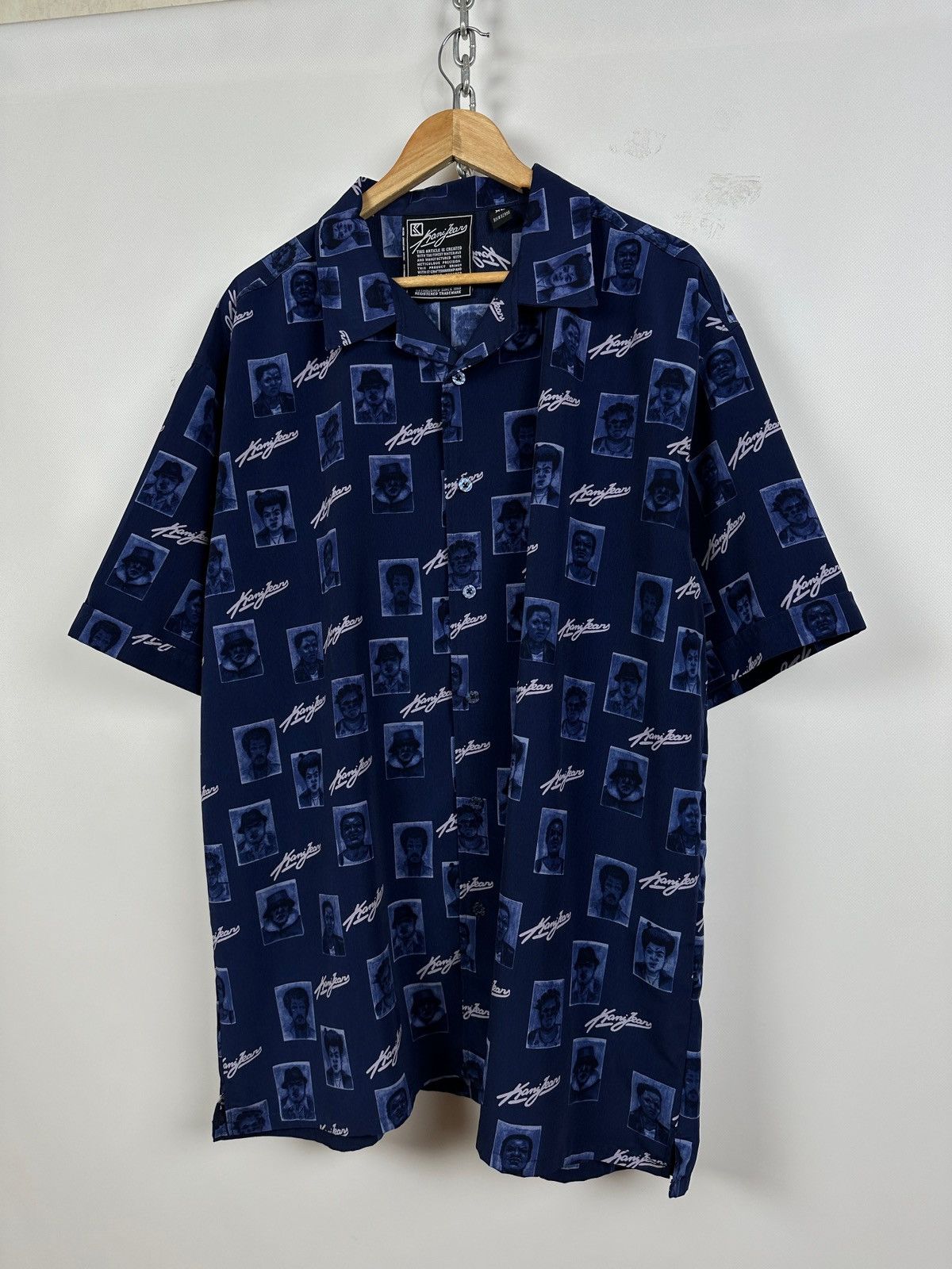 Karl Kani Vintage Karl Kani Jeans Monogram All Over Print Shirt Size US XL / EU 56 / 4 - 3 Thumbnail