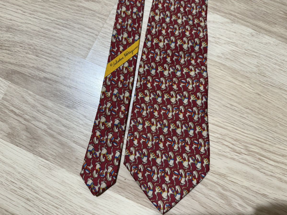 Designer × Salvatore Ferragamo × Vintage Salvatore Ferragamo tie Size ONE SIZE - 3 Thumbnail