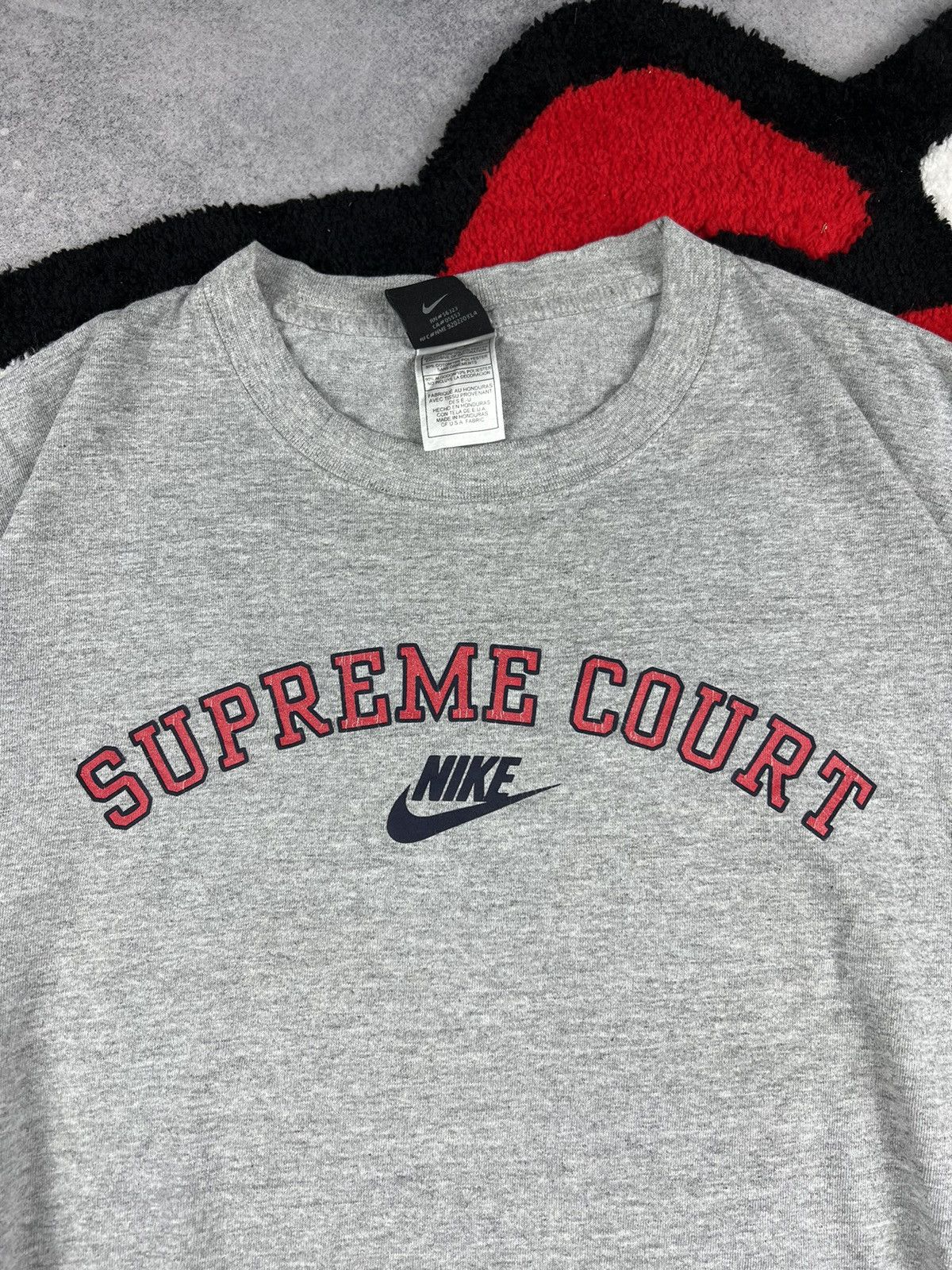 Nike Nike Supreme Court Vintage Big Logo 00s Tee Shirt Size US XL / EU 56 / 4 - 7 Thumbnail