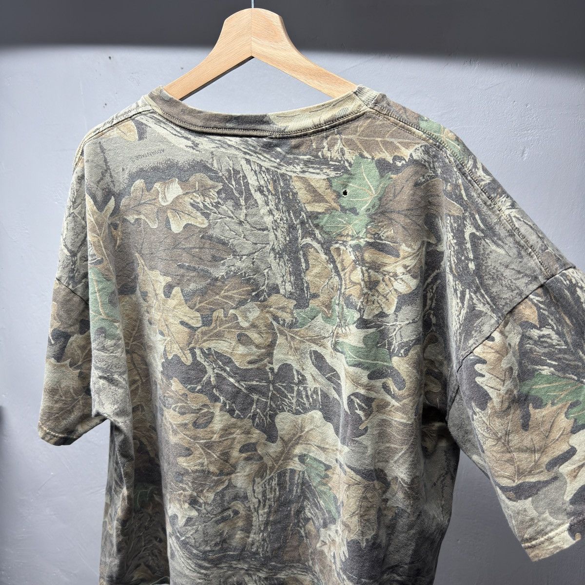 Vintage Thrashed Faded Distressed Camo Shirt ERD Grunge Chrome Size US XL / EU 56 / 4 - 5 Thumbnail