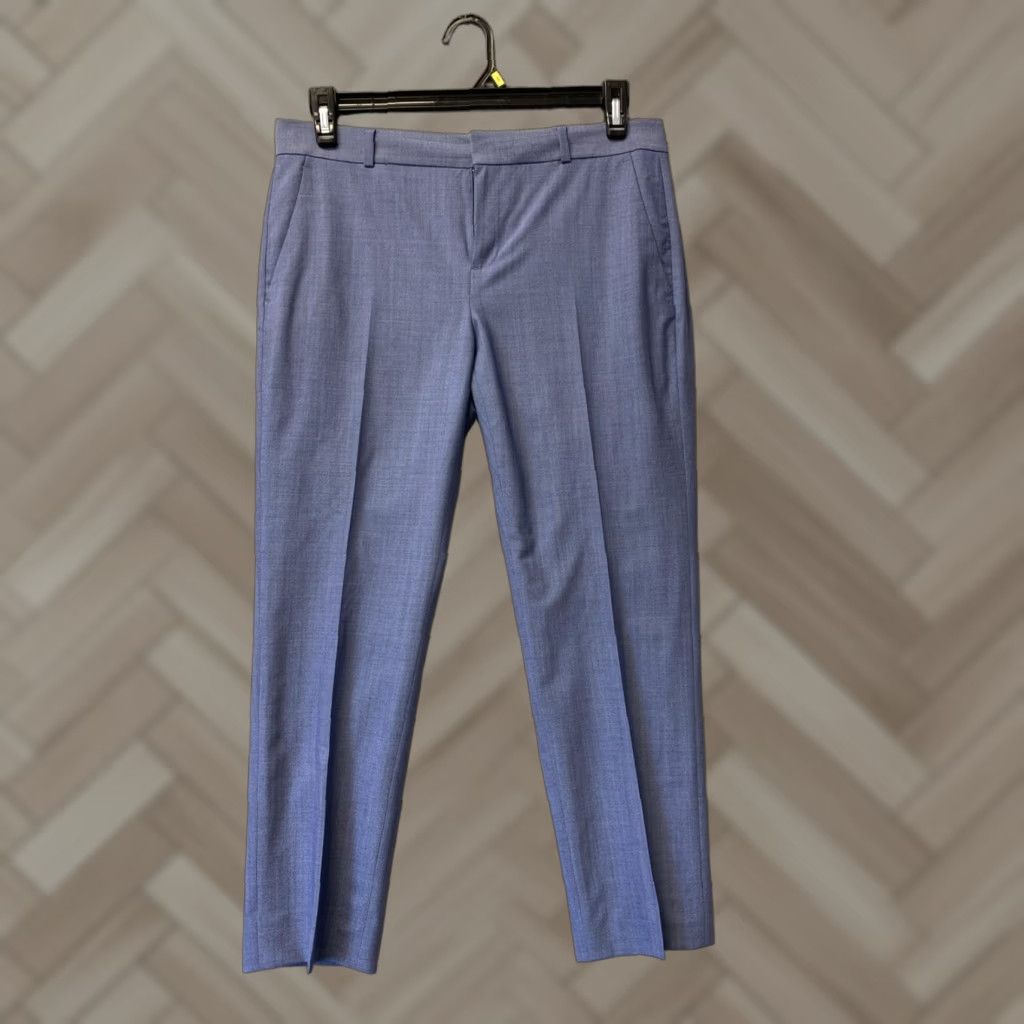 Banana Republic VINTAGE Banana Republic Dress Pants Women’s Size 6 Blue Wool Skinny High Rise Casual Elegant Size 28" / US 6 / IT 42 - 1 Thumbnail