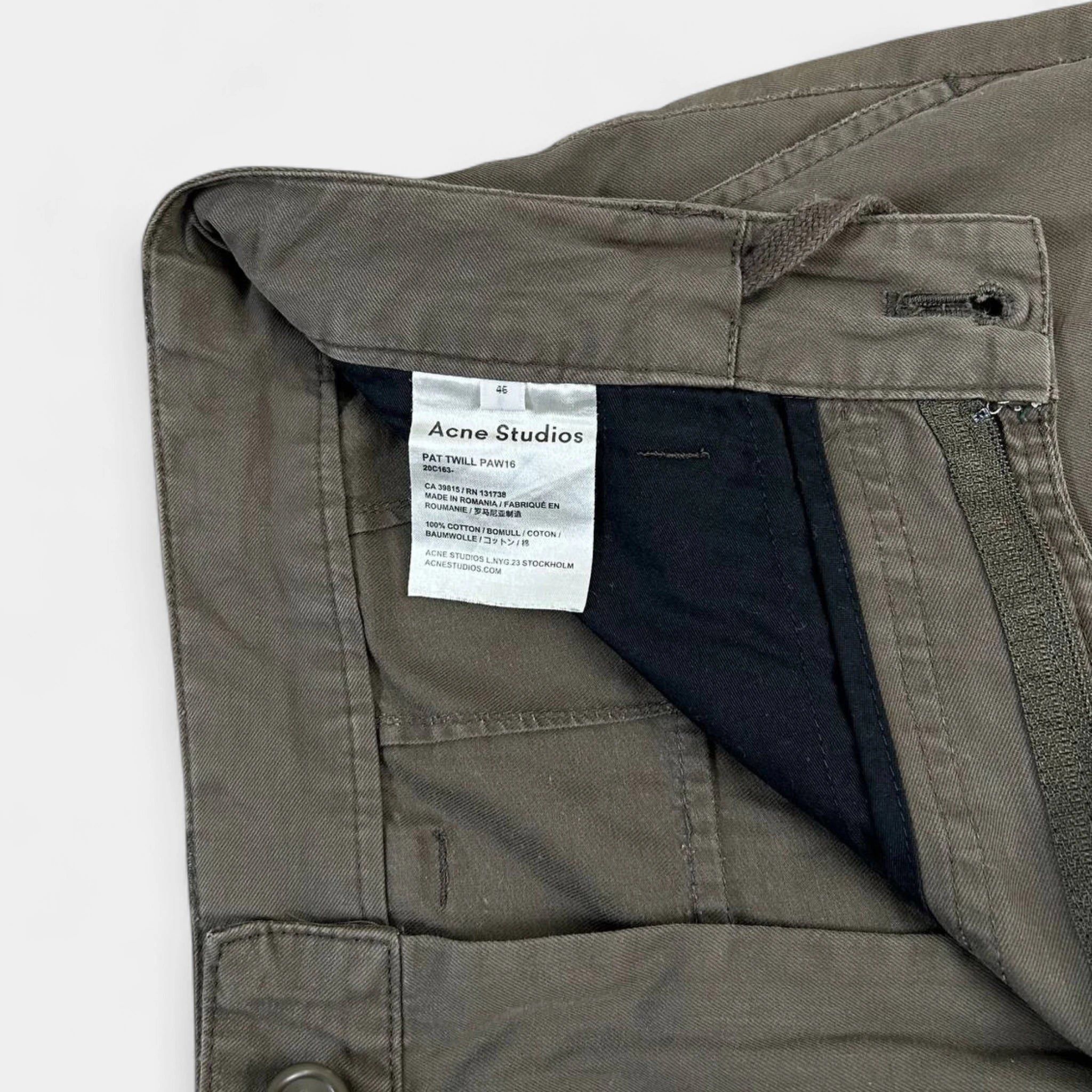 Acne Studios Acne Studios Cargo Military Green Cargo Pants Size US 30 / EU 46 - 7 Thumbnail