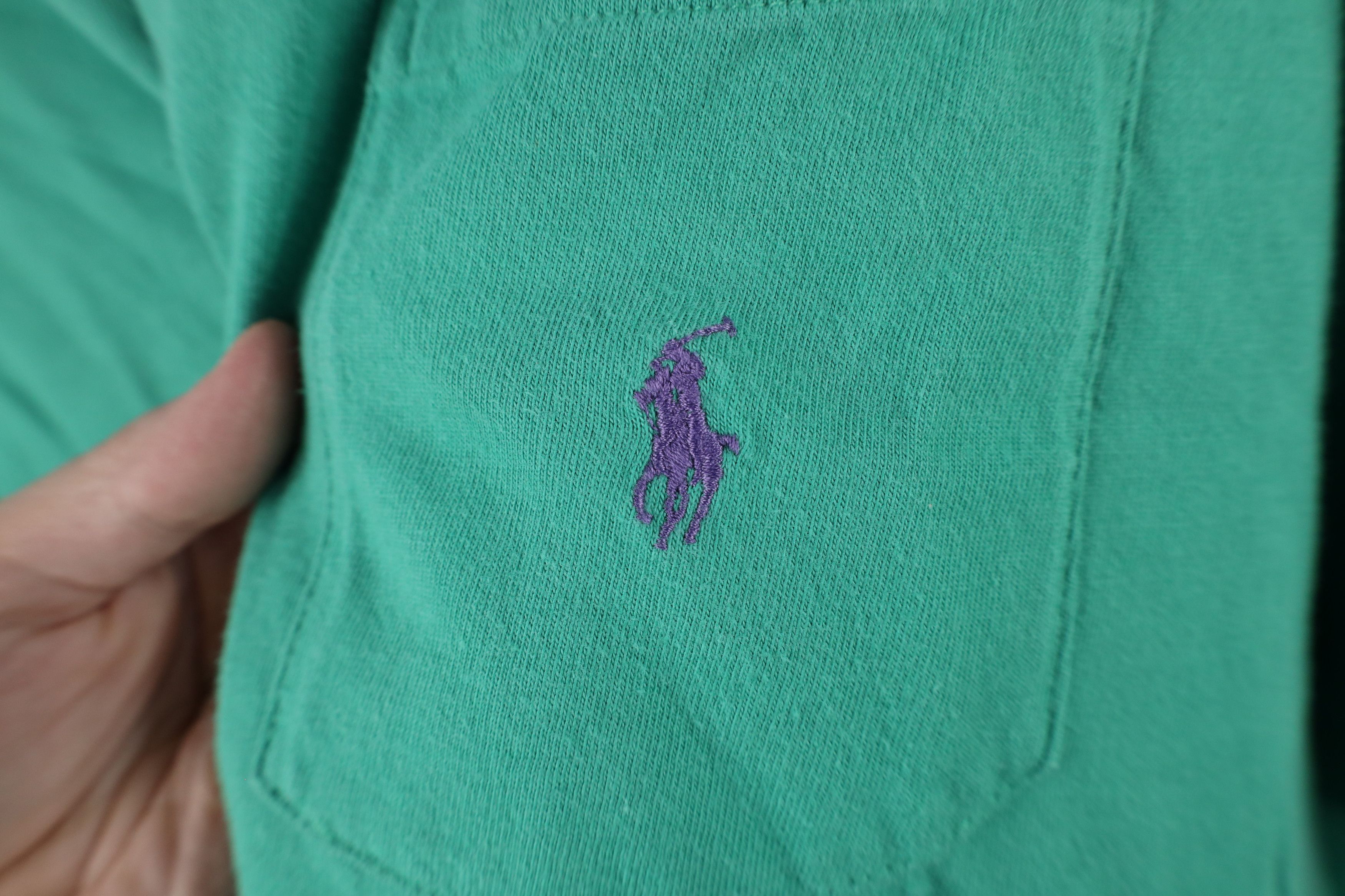 Ralph Lauren × Vintage Vintage 90s Ralph Lauren Short Sleeve Pocket T-Shirt Cotton Size US XL / EU 56 / 4 - 4 Thumbnail