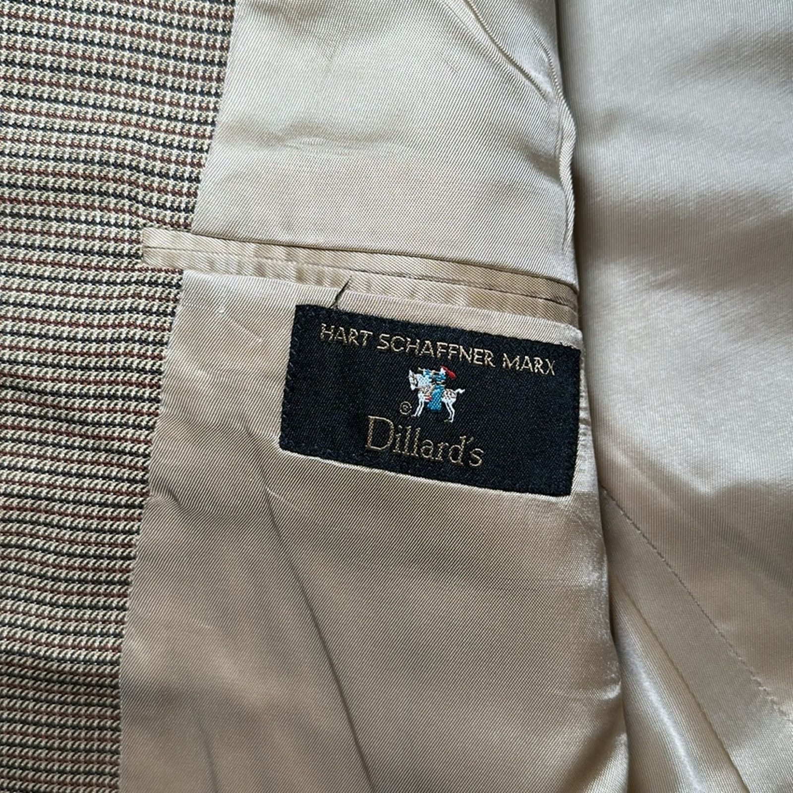 Hart Schaffner Marx Hart Schaffner Marx Sport Coat - 44R Size 44R - 8 Thumbnail