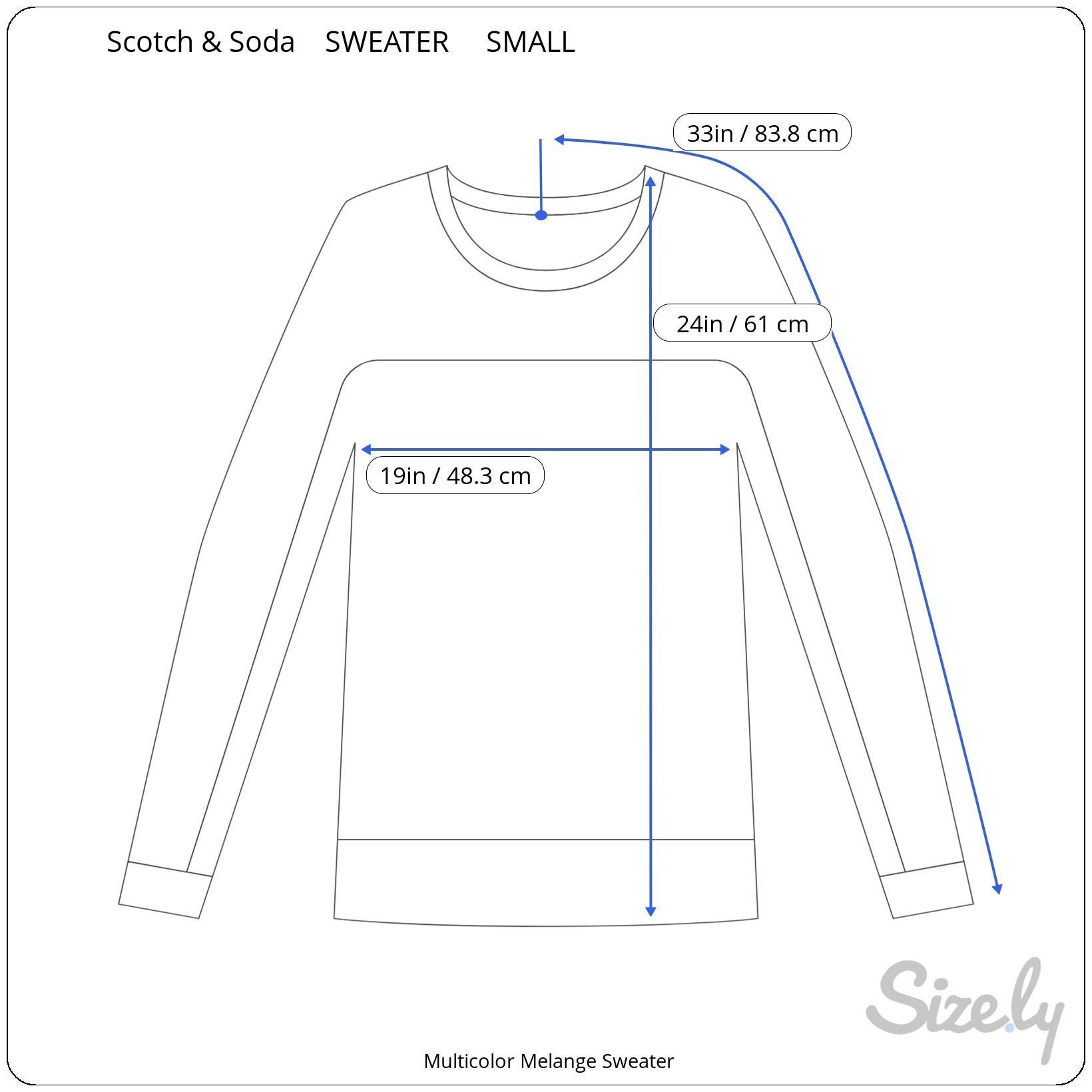 Scotch & Soda Scotch & Soda Multicolor Melange Cable Knit Sweater Small Size S / US 4 / IT 40 - 5 Thumbnail