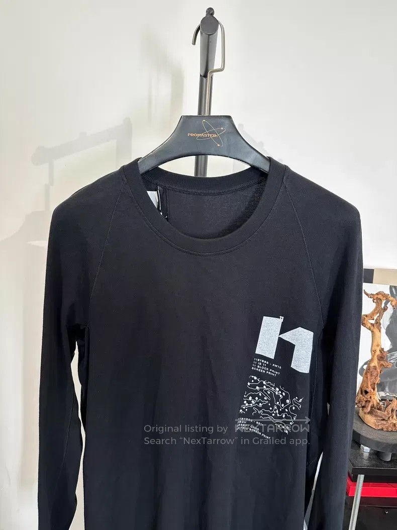 Boris Bidjan Saberi Boris Bidjan Saberi Mid-length printed crew-neck sweatshir Size US L / EU 52-54 / 3 - 3 Thumbnail