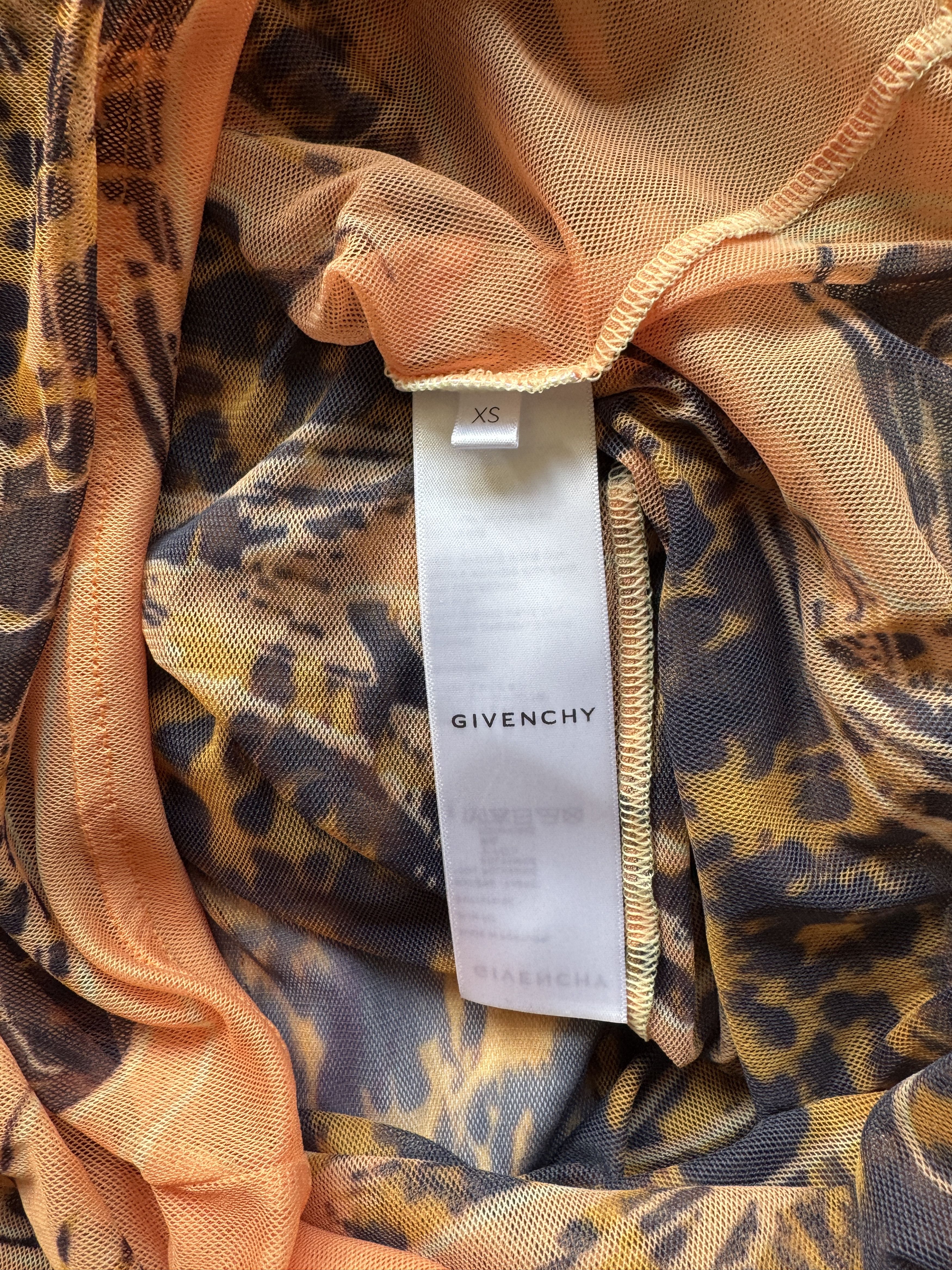 Givenchy Marble Sun Mesh Long Sleeve Top Size US XS / EU 42 / 0 - 18 Thumbnail