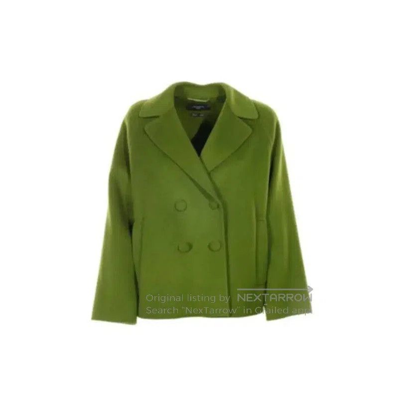 Max Mara MaxMara Green Women's Jacket Size L . Size L / US 10 / IT 46 - 1 Thumbnail