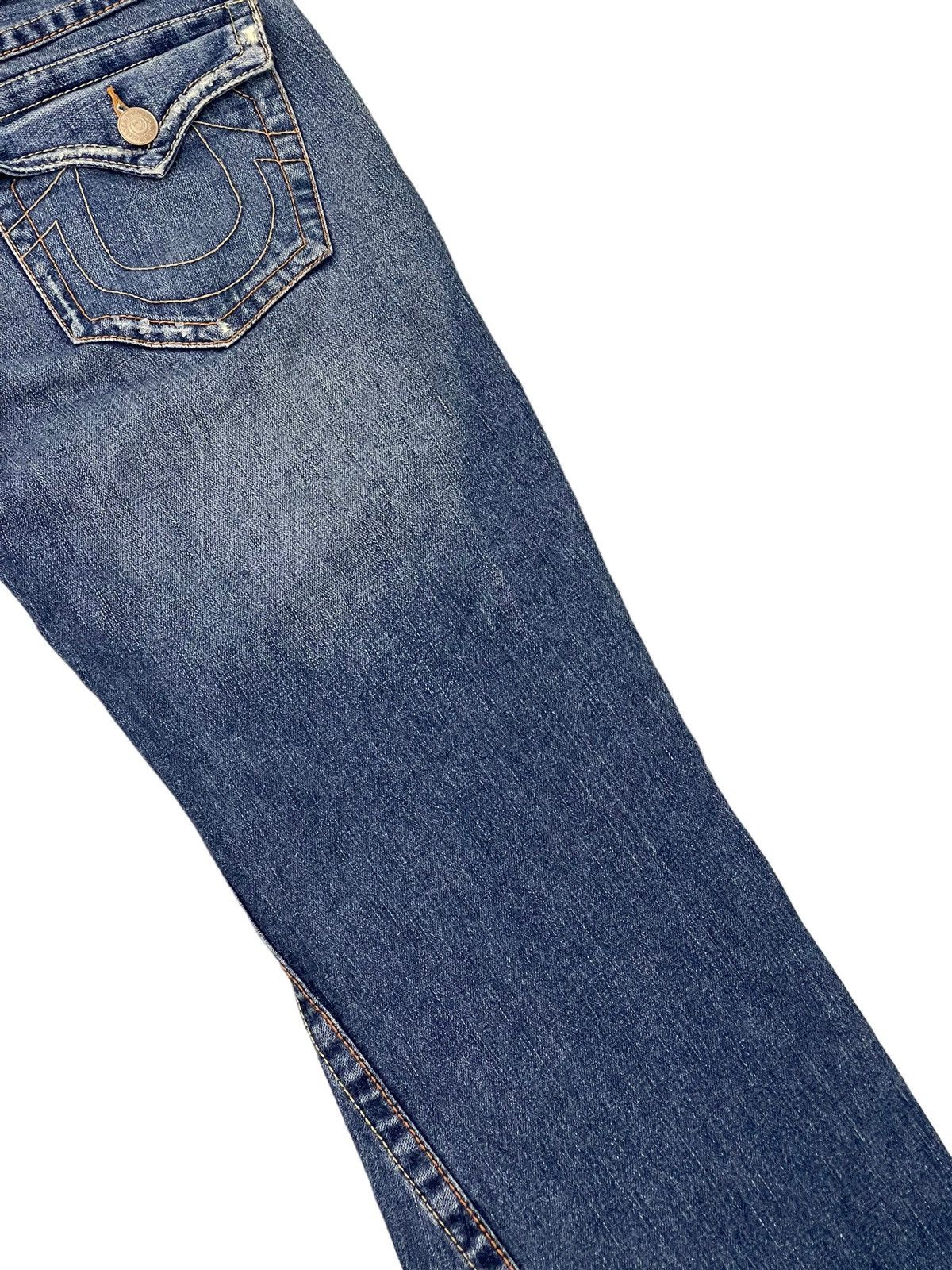 Japanese Brand Flare Jeans True Religion USA Distres Low Rise Boot Cut 7🟦1 Size US 30 / EU 46 - 16 Thumbnail