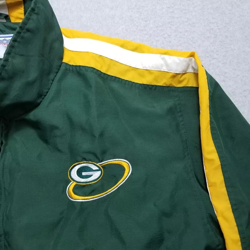 Logo Athletic Vtg Green Bay Packers Jacket Mens Large Zip Embroidered NFL Size US L / EU 52-54 / 3 - 14 Thumbnail