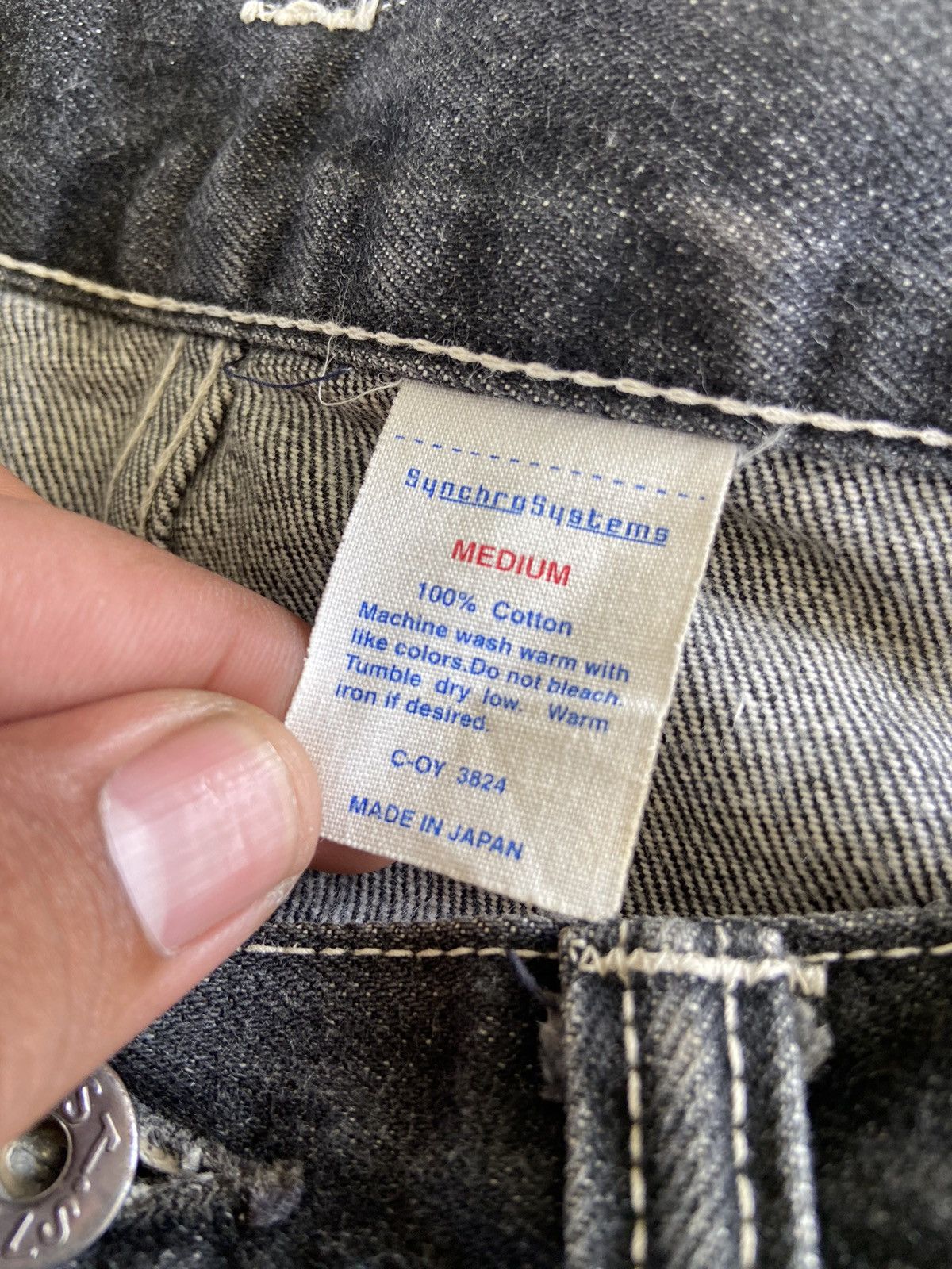 Post Overalls Vintage 2000’s Post Overalls Synchro System Denim Pants Size US 32 / EU 48 - 6 Thumbnail
