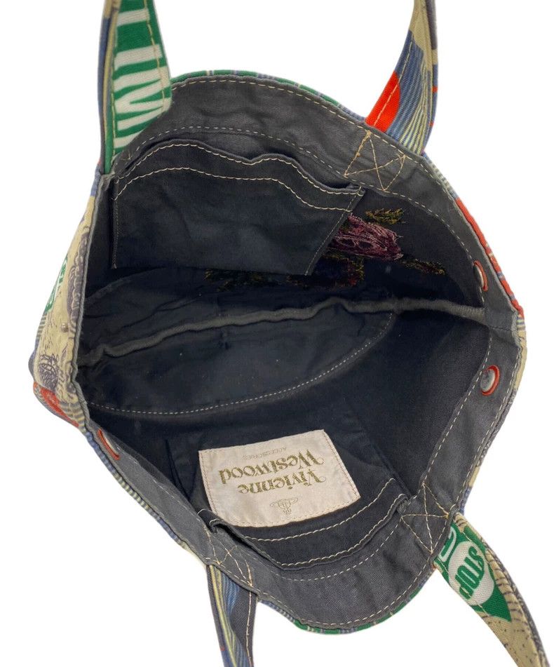 Vivienne Westwood Vivienne Westwood size os Sticker printed tote bag Size ONE SIZE - 7 Thumbnail