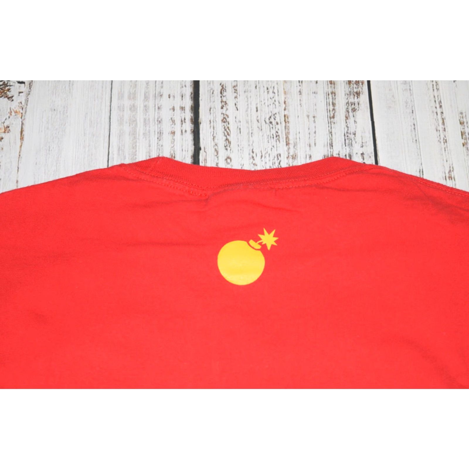 The Hundreds VINTAGE The Hundreds Adam Bomb Mens Short Sleeve Red Shirt 8-Bit Pixel Logo Skate Shirt L Red Logo Mens Size US L / EU 52-54 / 3 - 7 Thumbnail
