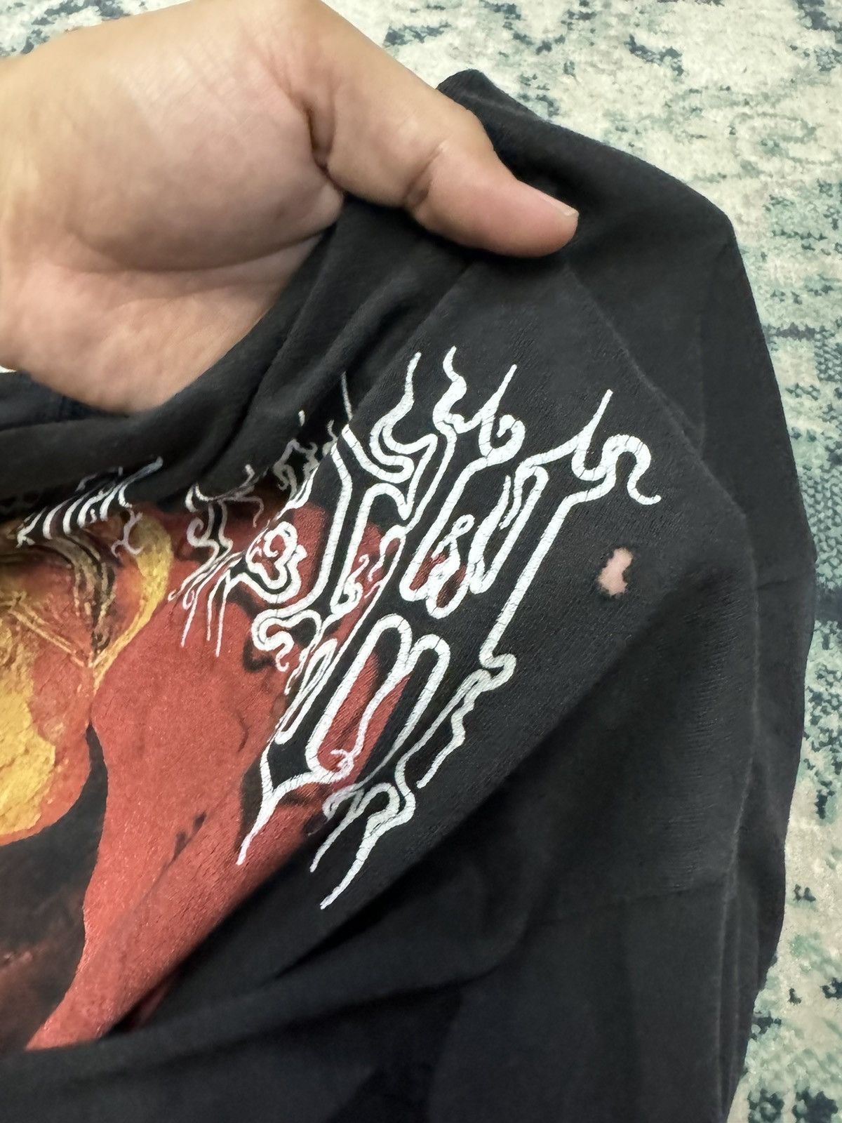 Band Tees CROPPED 2003 CRADDLE OF FILTH BLACK METAL FOR BASTARDS SHIRT Size US L / EU 52-54 / 3 - 8 Thumbnail
