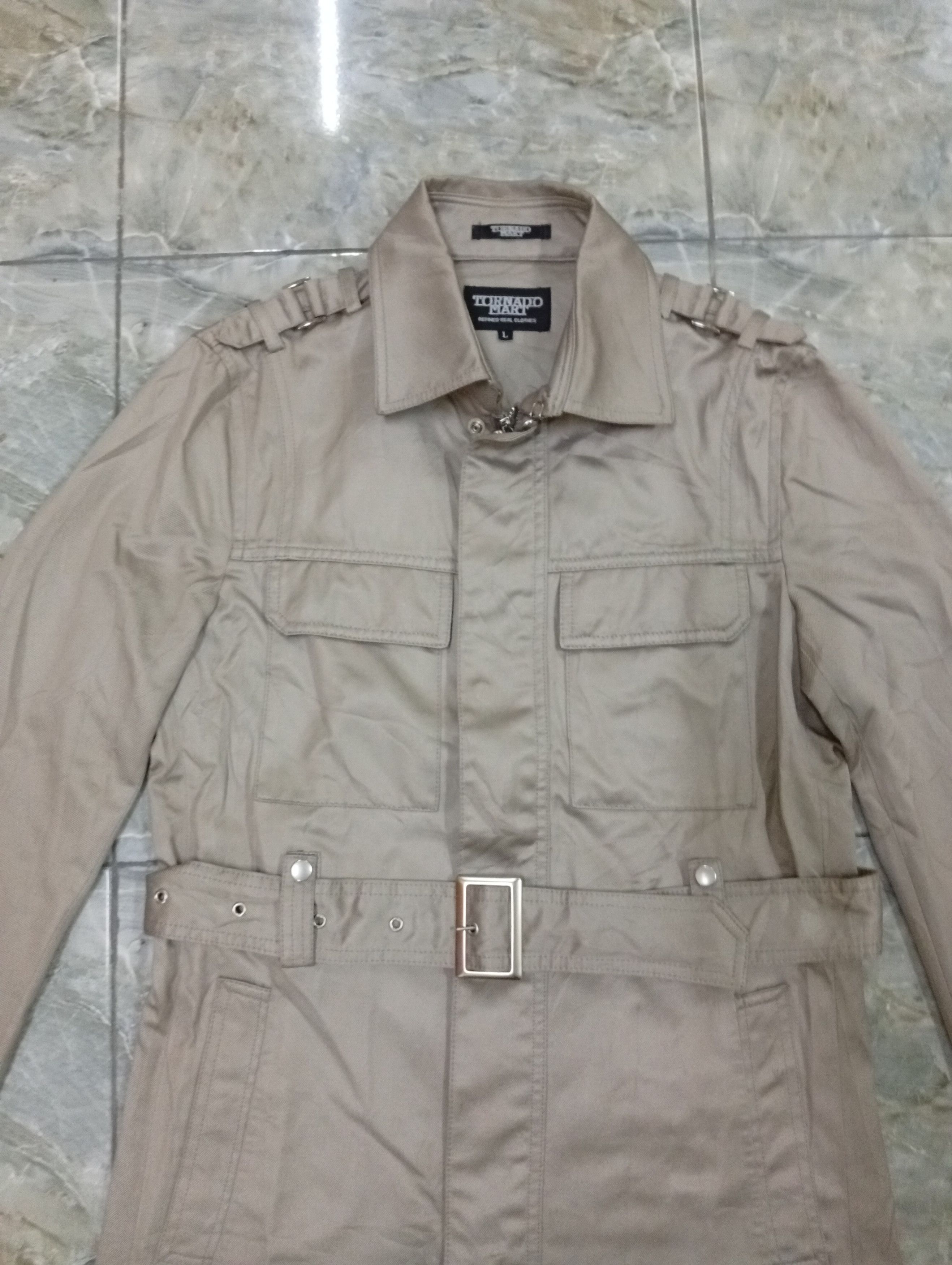 Tornado Mart Trench Coat jacket Size M / US 6-8 / IT 42-44 - 2 Thumbnail