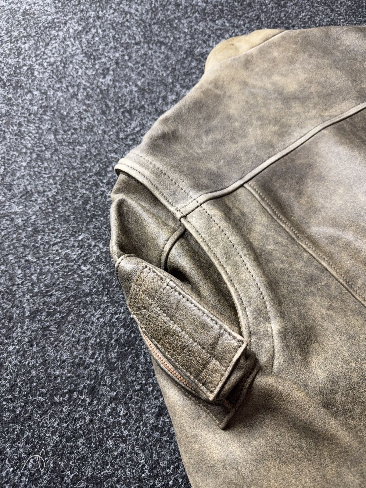 Genuine Leather iXS Leather Jacket Distressed Brown Biker Moto Archive Size US L / EU 52-54 / 3 - 12 Thumbnail