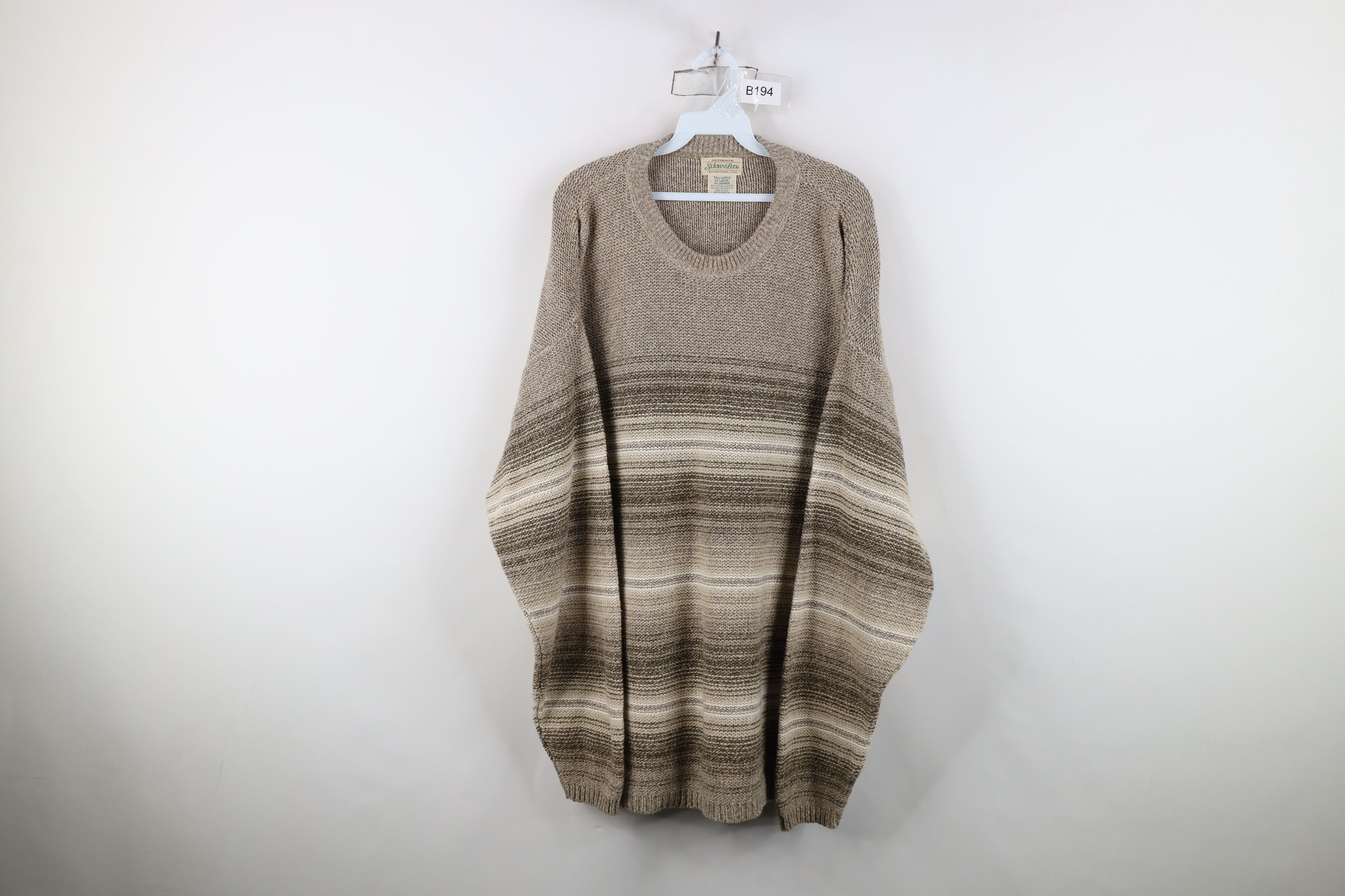Vintage Vintage 90s Streetwear Knit Crewneck Sweater Earth Tone USA Size US XXL / EU 58 / 5 - 1 Thumbnail