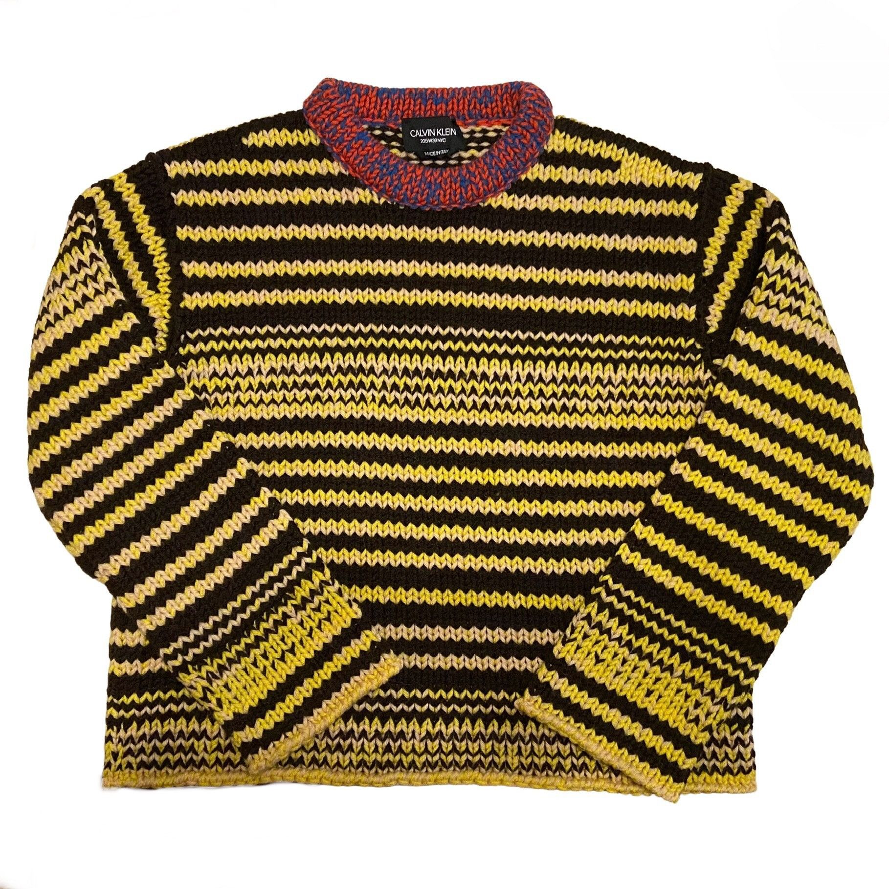 Calvin Klein 205W39NYC CALVIN KLEIN 205W39NYC RAF SIMONS HANDKNIT SWEATER Size XS / US 0-2 / IT 36-38 - 4 Thumbnail