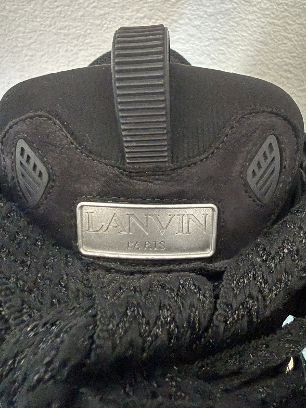 Lanvin Lanvin Curb Sneakers Black Glitter Size US 10 / EU 43 - 12 Thumbnail