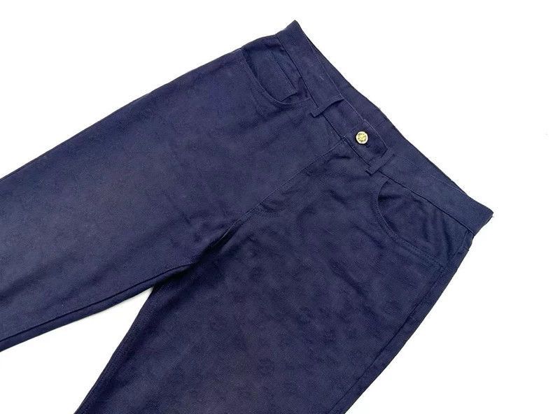 Louis Vuitton Louis Vuitton LV Presbyterian dark ink leather jeans-2507 Size US 34 / EU 50 - 2 Thumbnail