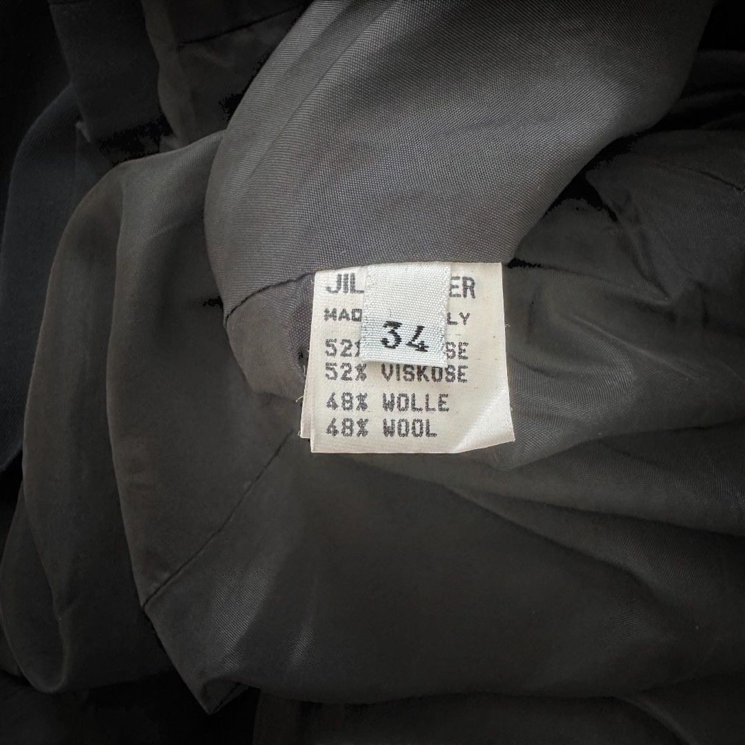 Jil Sander Classic Wool Blazer Size XS / US 0-2 / IT 36-38 - 4 Thumbnail