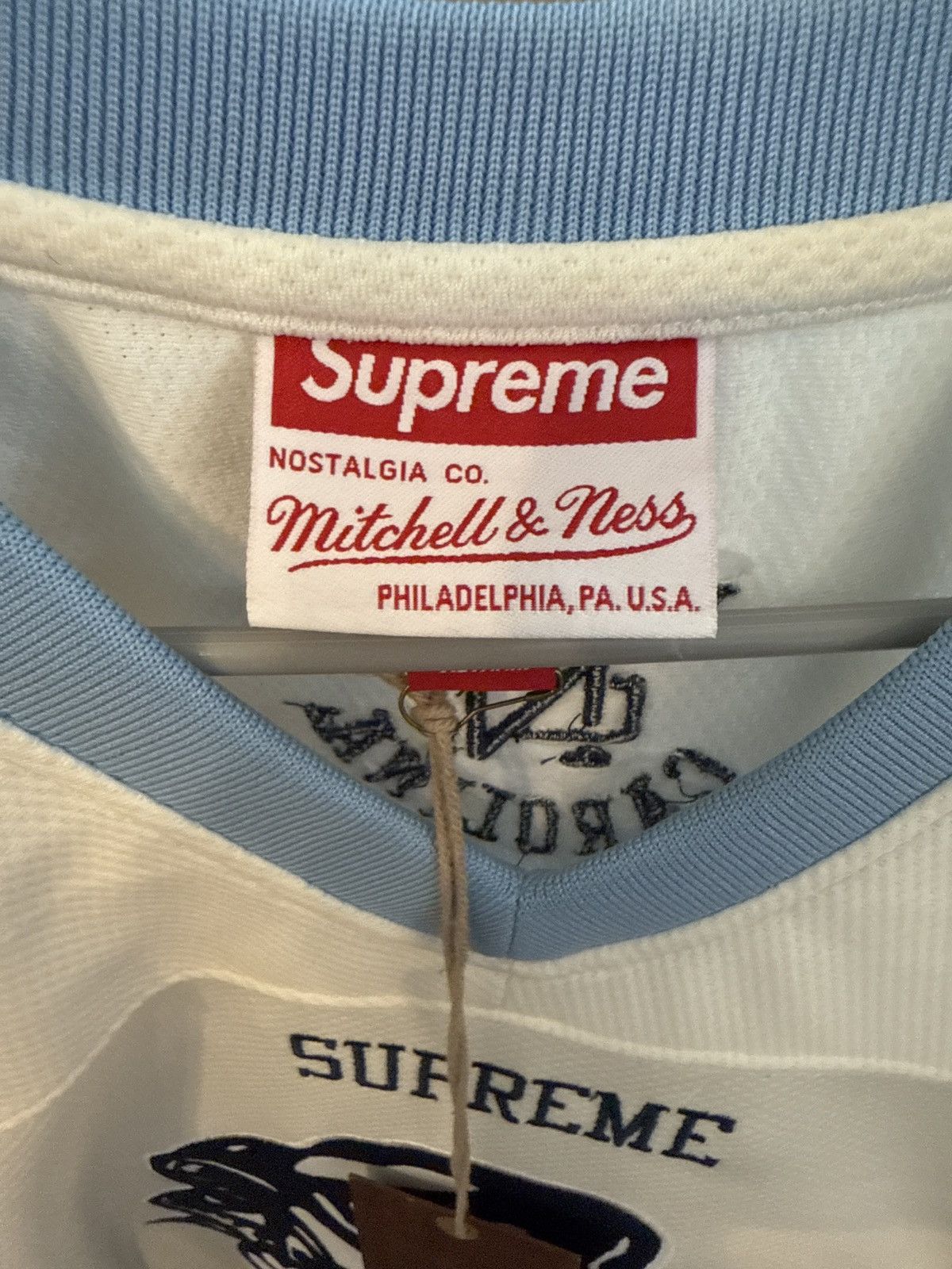 Mitchell & Ness × Supreme Supreme UNC Hocket Jersey Size US L / EU 52-54 / 3 - 4 Thumbnail