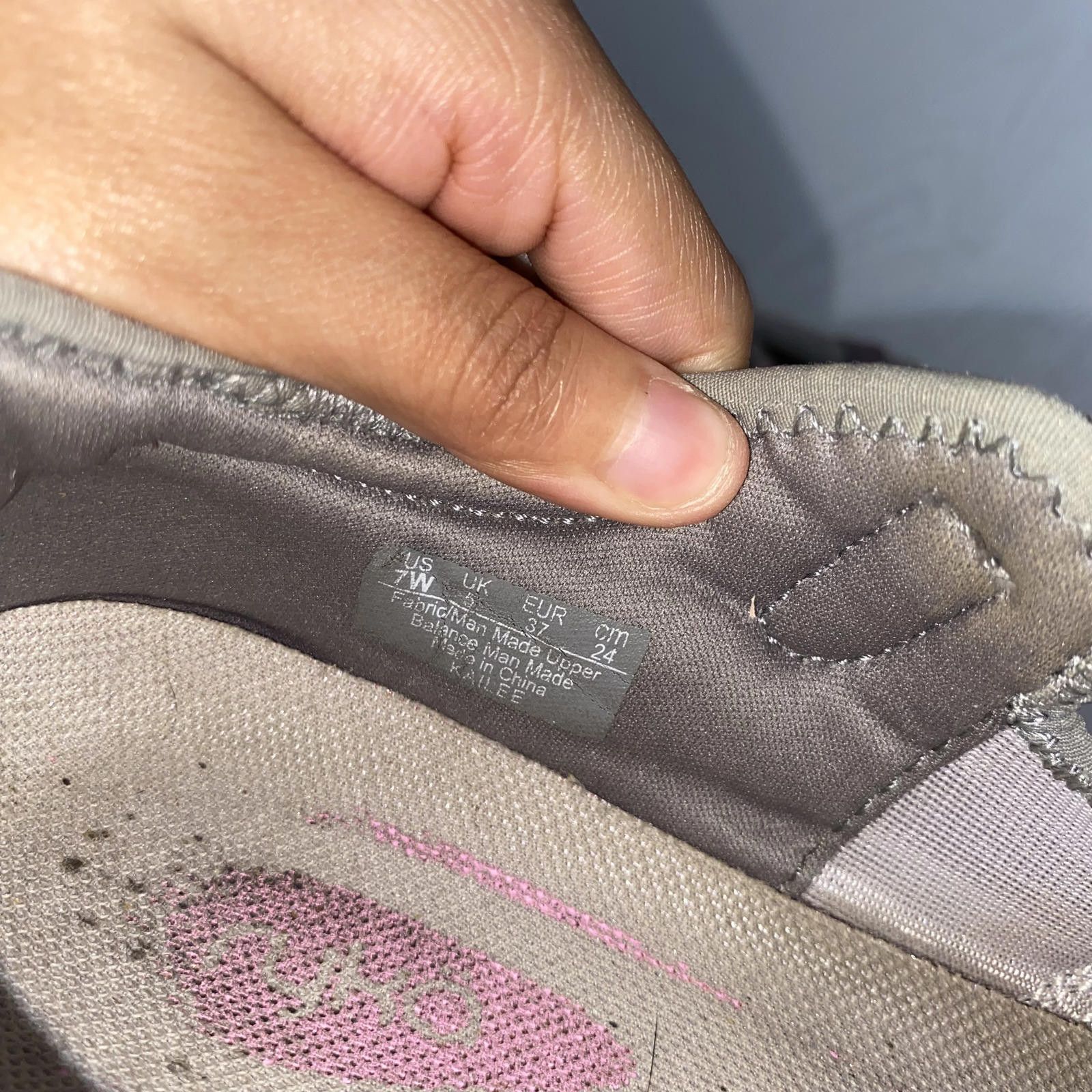 Sonia Rykiel Ryka Kailee Mary Jane Women's Athletic Gray Pink Size 7 Size US 7 / IT 37 - 5 Thumbnail