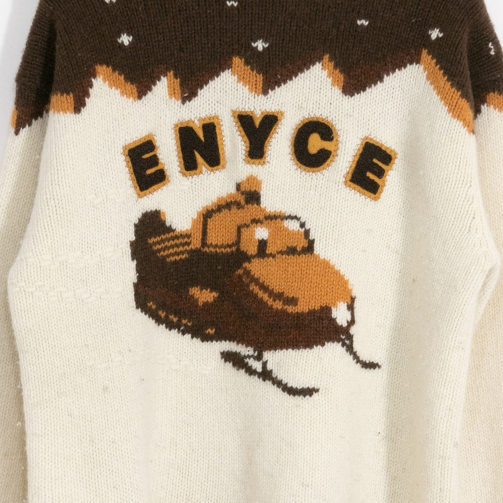 Enyce Vintage Enyce Ski Snowmobile Wool Sweater Mens 2XL - Winter Size US XXL / EU 58 / 5 - 3 Thumbnail