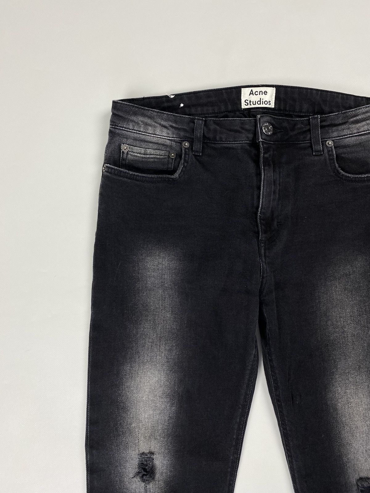 Acne Studios Acne Studios Pop Given Trash ladies distressed denim jeans Size 34" / US 12 / IT 48 - 6 Thumbnail