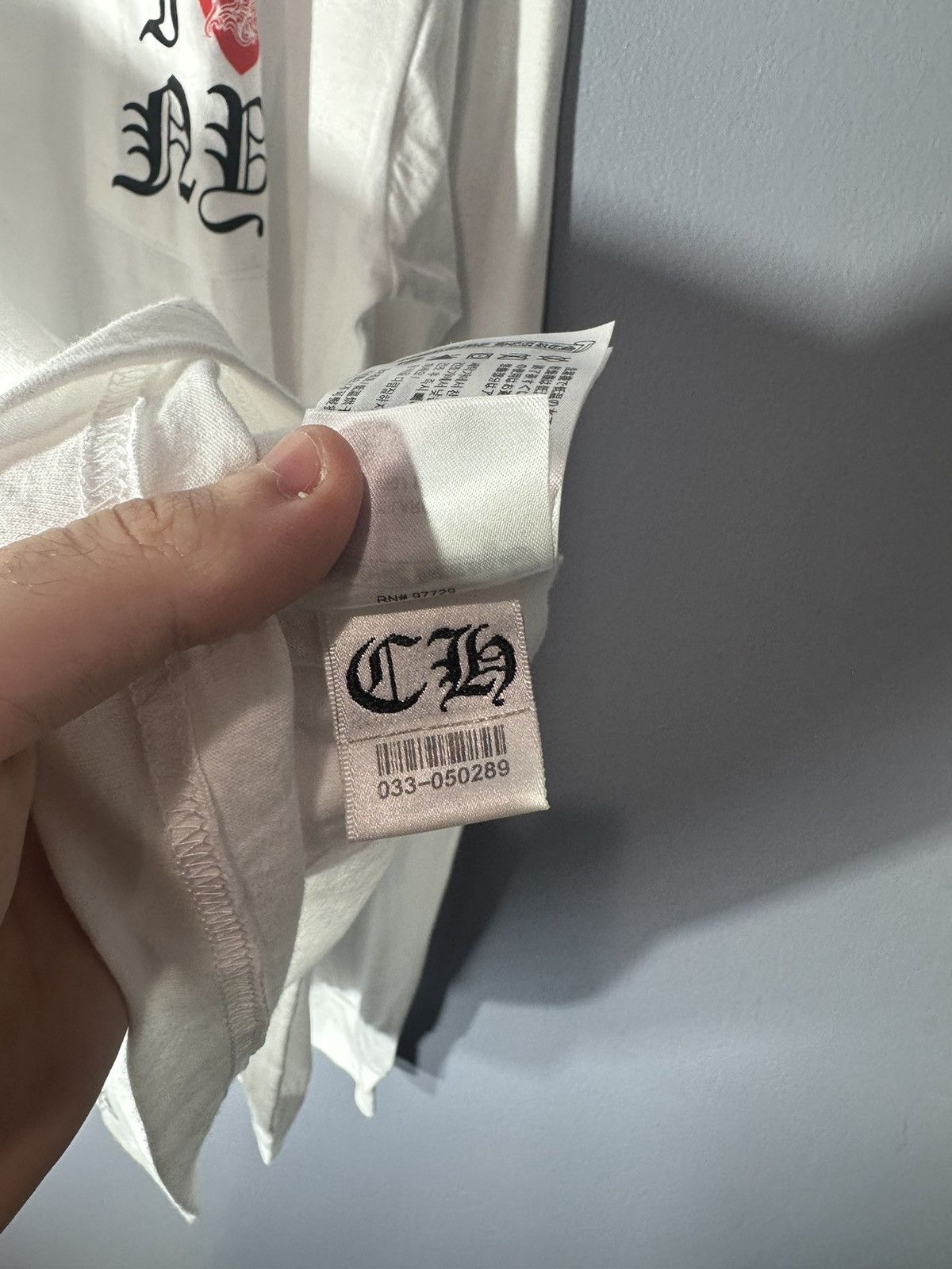 Chrome Hearts Chrome hearts I ❤️ New York long sleeve Size US XL / EU 56 / 4 - 4 Thumbnail