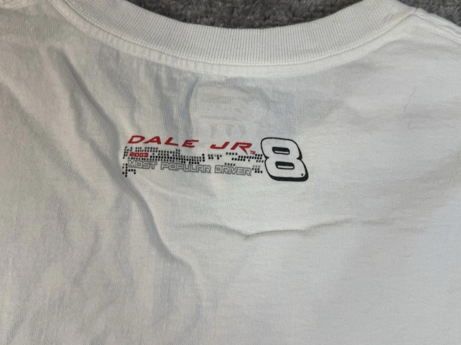 Chase Authentics NASCAR Dale Earnhardt Jr. Budweiser 2 Sided Graphic tshirt Size US M / EU 48-50 / 2 - 8 Thumbnail
