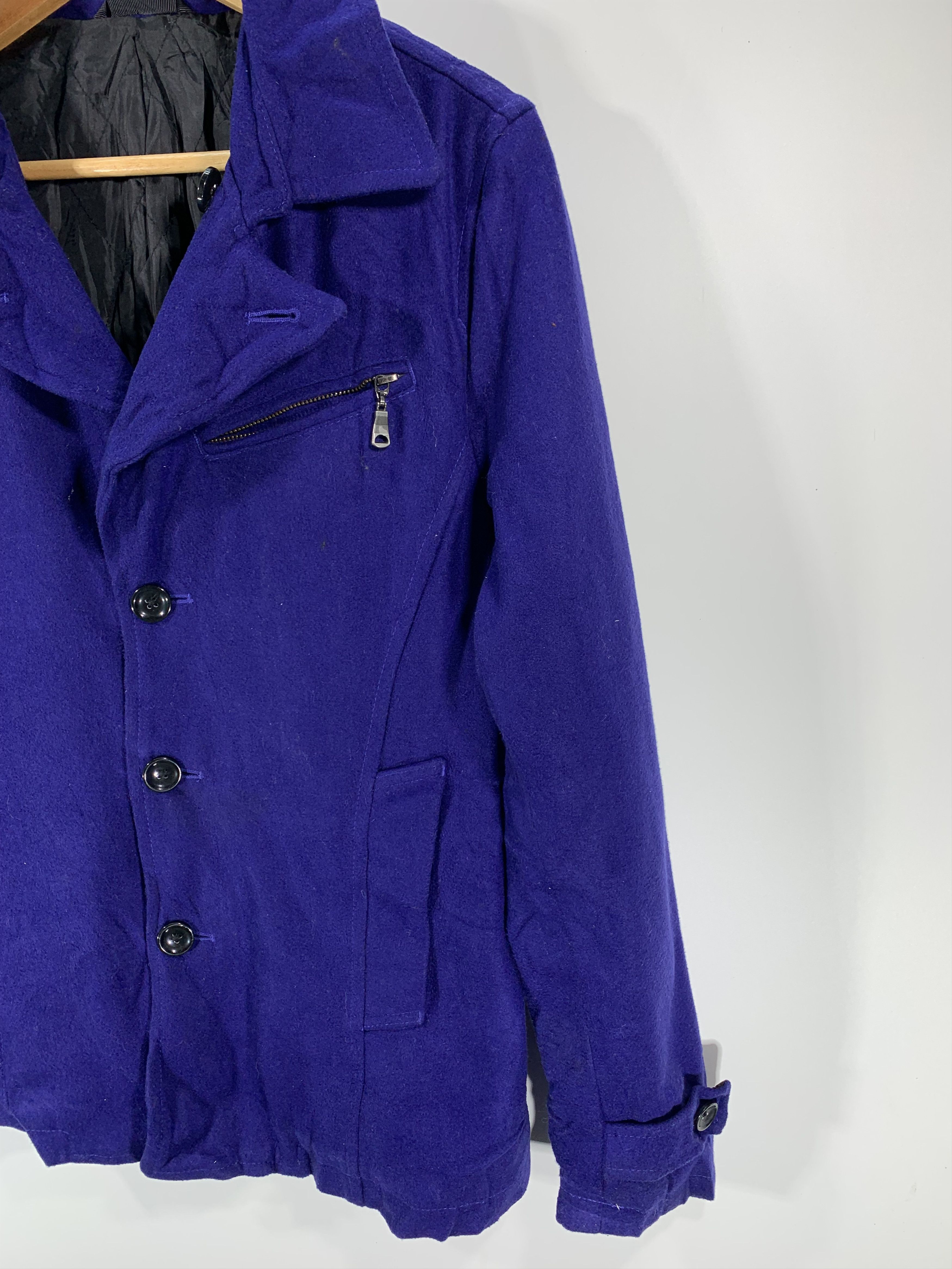 Japanese Brand × Tornado Mart × semanticdesign ⚡️Semantic Design Wool Blue Jacket Size US S / EU 44-46 / 1 - 2 Thumbnail