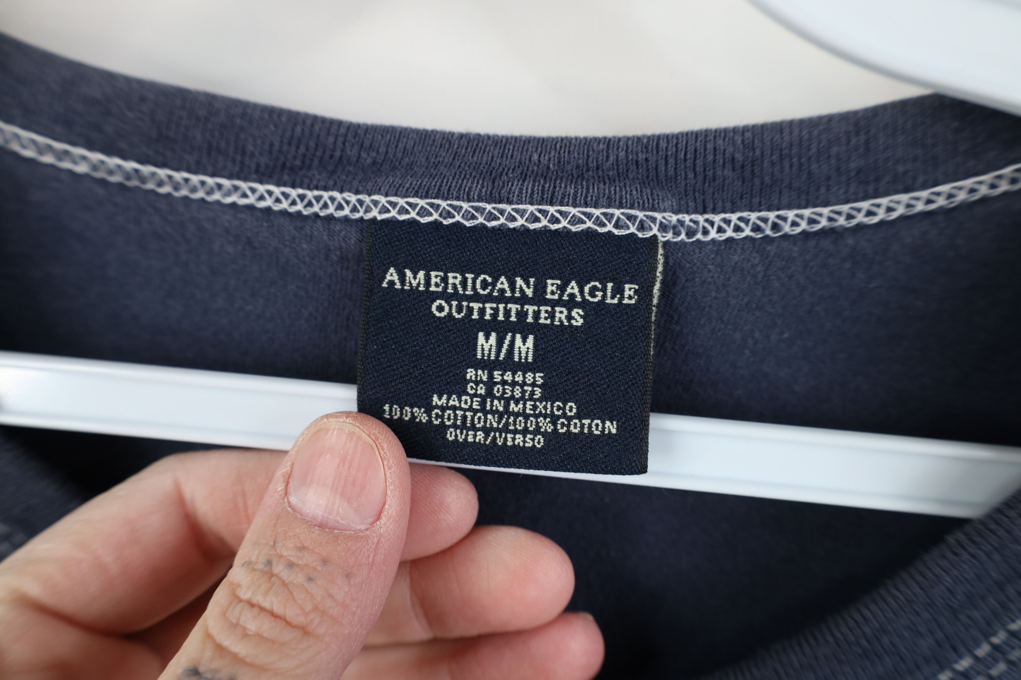 American Eagle Outfitters Vintage 90s Y2K American Eagle Devils Lacrosse T-Shirt Blue Size US M / EU 48-50 / 2 - 7 Thumbnail