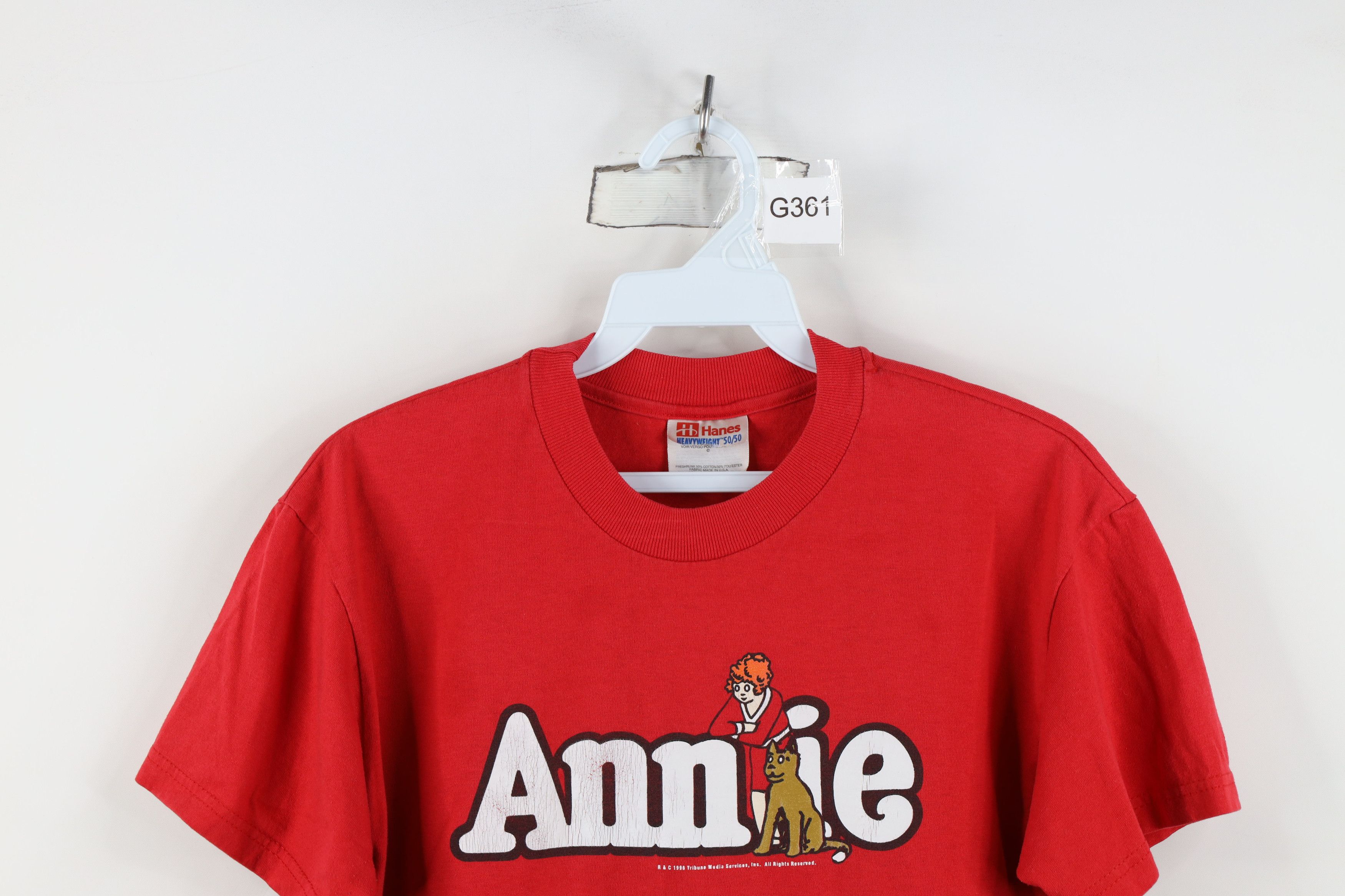 Vintage Vintage 90s Cropped Annie Musical Play Short Sleeve T-Shirt Size S / US 4 / IT 40 - 2 Thumbnail