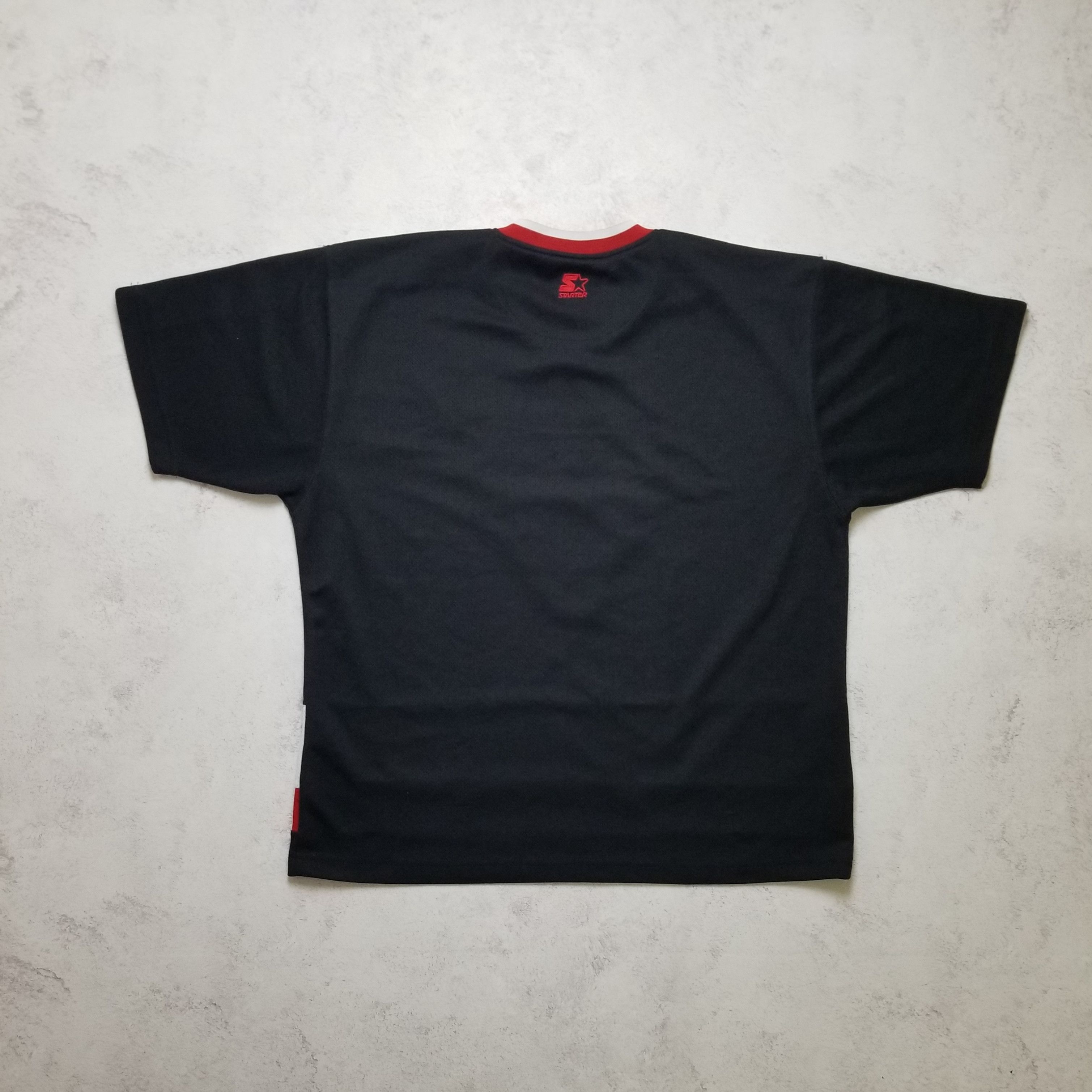 Starter Vintage Starter Chicago Bulls T-Shirt Jersey Shirt Big Logo Size US XXL / EU 58 / 5 - 2 Thumbnail