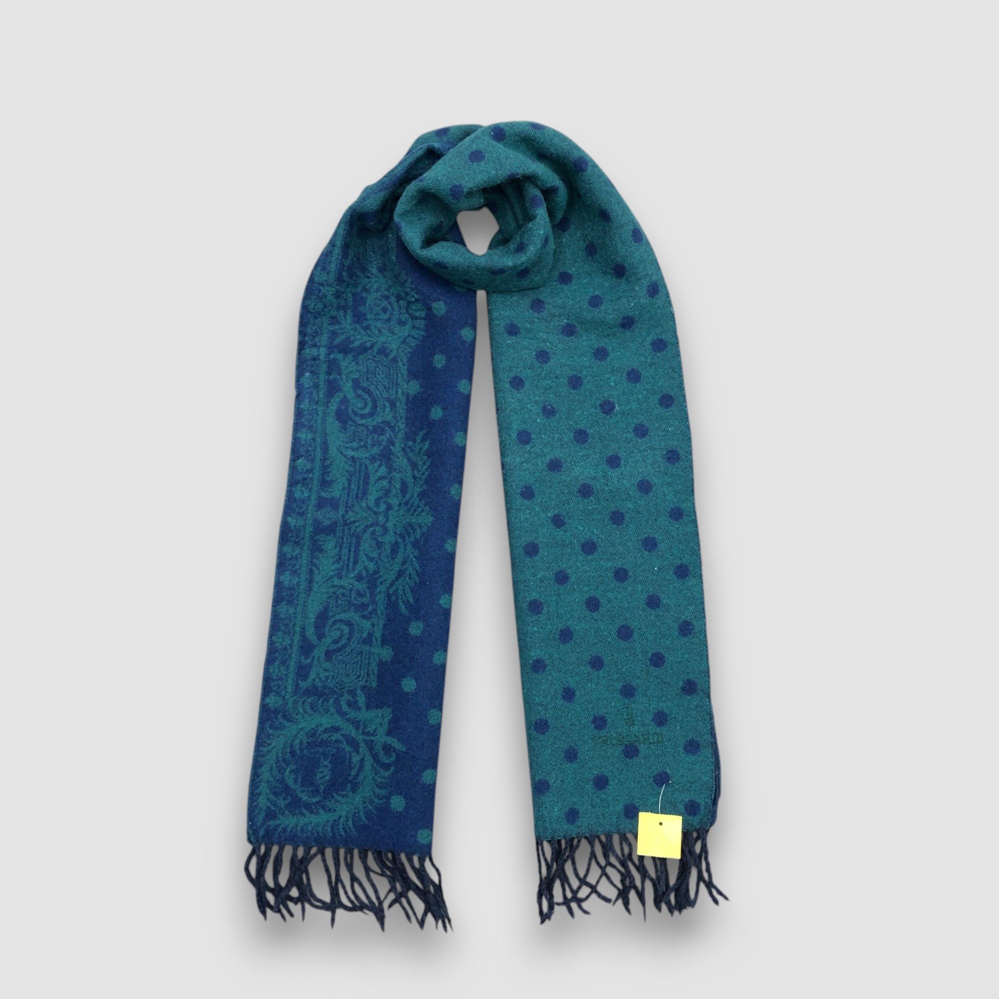 Trussardi Vintage Trussardi Scarf Muffler Wool Cashmere Scarves Size ONE SIZE - 1 Thumbnail