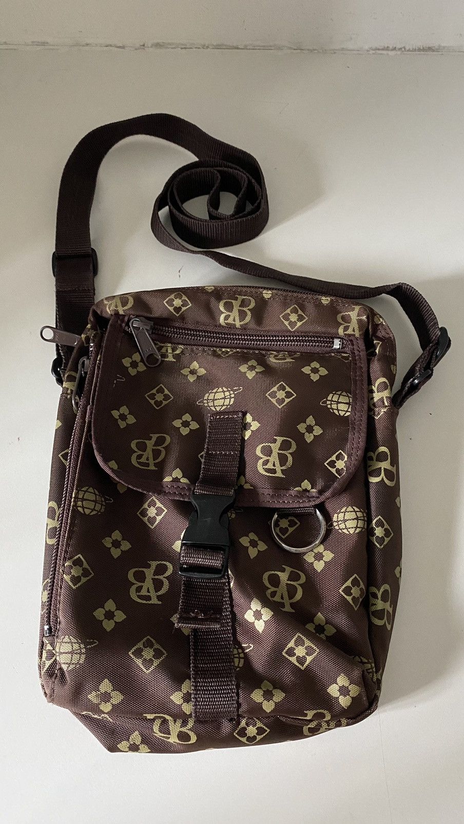 Beams Plus Stussy Monogram Inspired Beams Japan Monogram Sling Bag Size ONE SIZE - 2 Thumbnail