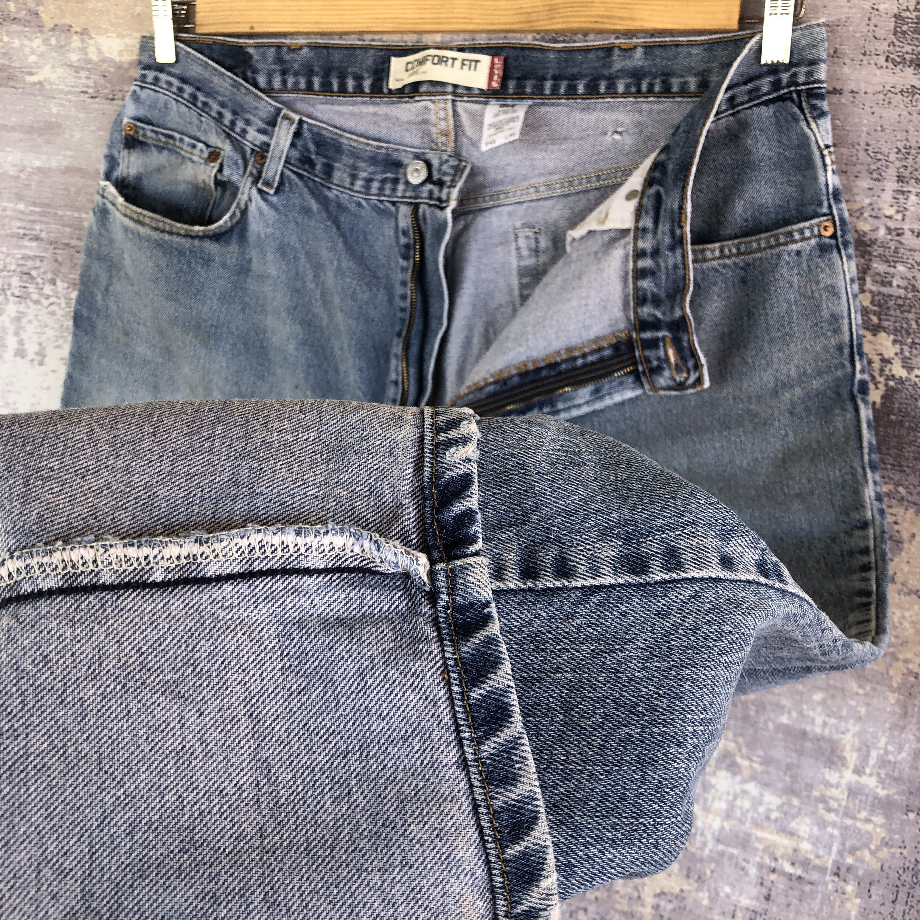 Levi's Vintage Y2K Levis 560 Light Wash Jeans Levi's Faded Denim Size US 40 / EU 56 - 8 Thumbnail