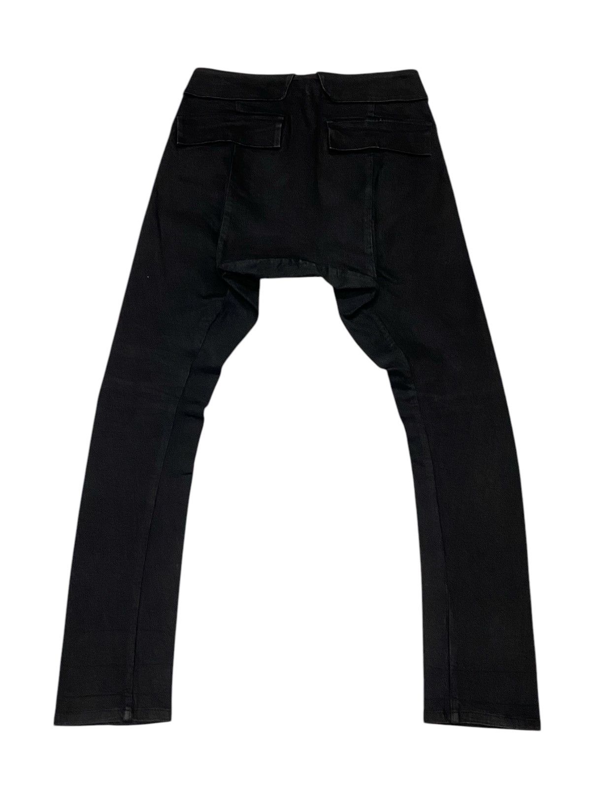 If Six Was Nine N/07 Spandex-Denim Stretch Dropslim Sarrouel Pnats Size US 30 / EU 46 - 3 Thumbnail