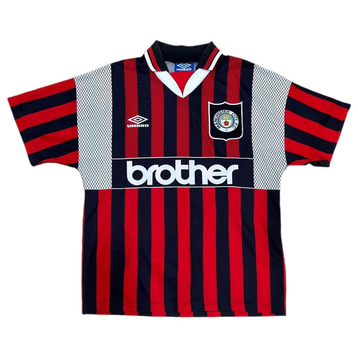 Umbro Vintage Manchester City 1994-96 Away Umbro Football Jersey Size US M / EU 48-50 / 2 - 1 Thumbnail