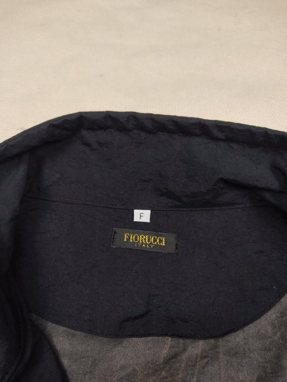 Fiorucci × Vintage Vintage 90s FIORUCCI Italy Black Nylon Long Jacket Size US M / EU 48-50 / 2 - 5 Thumbnail