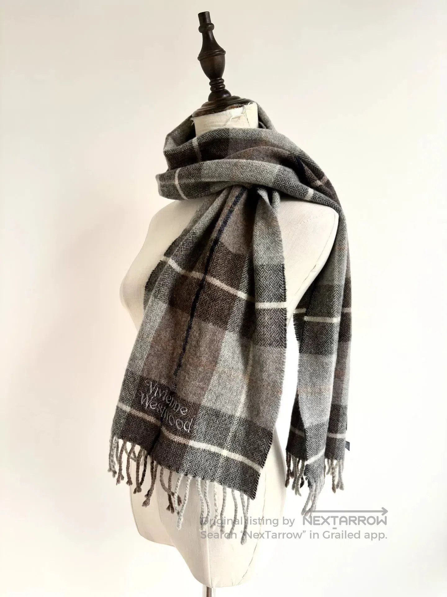 Vivienne Westwood Vivienne Westwood Houndstooth Scarf. Size ONE SIZE - 1 Thumbnail
