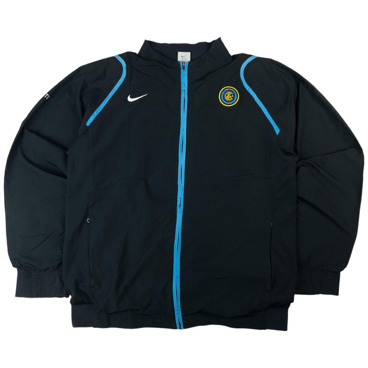 Nike Vintage Nike Inter Milan Zip Up Jacket Size XL Size US XL / EU 56 / 4 - 1 Thumbnail