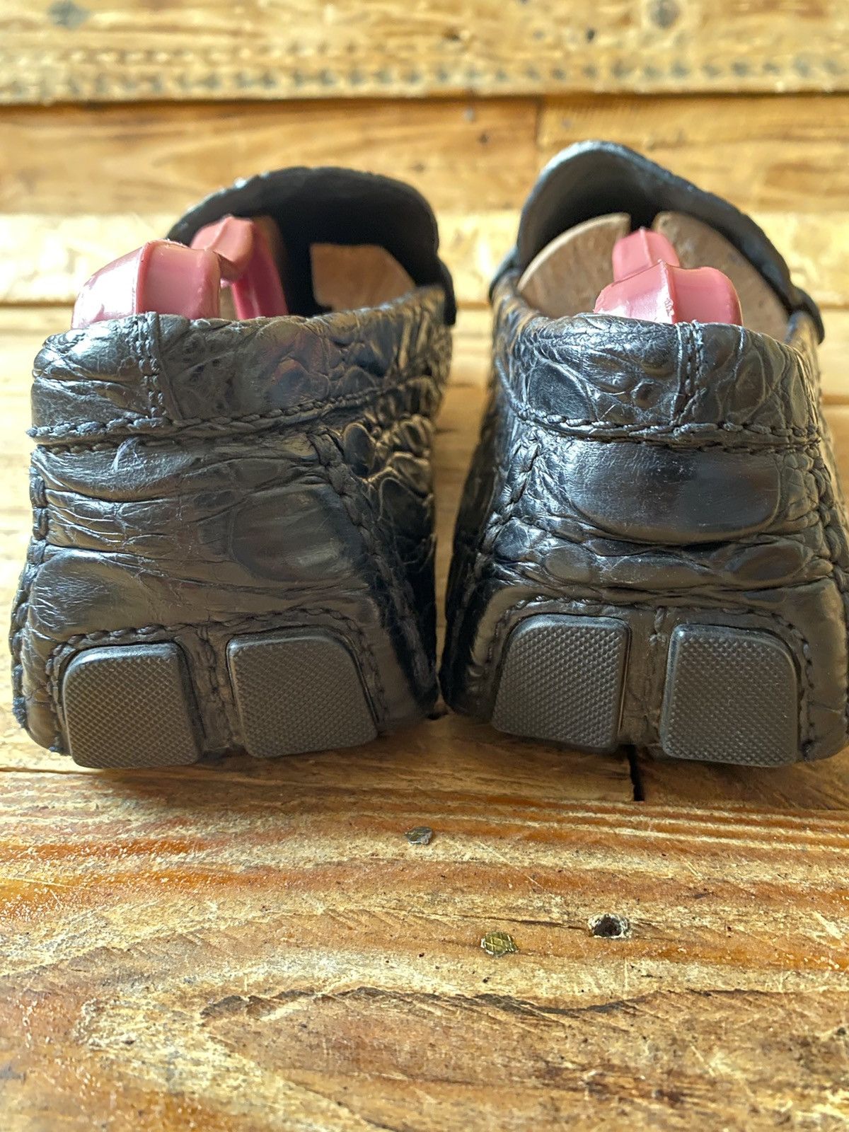 Louis Vuitton Louis vuitton black exotic crocodile loafers uk sz7 US 8 Size US 8 / EU 41 - 5 Thumbnail