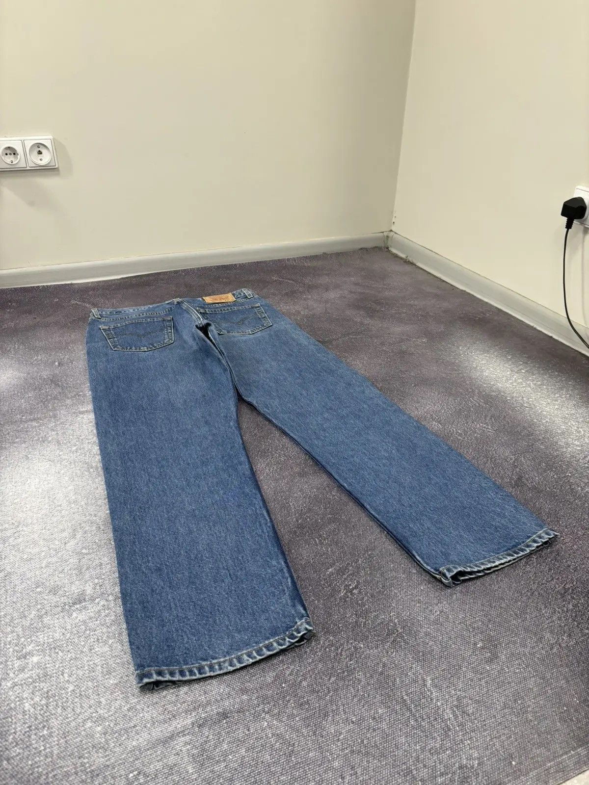 Levi's × Vintage Vintage 90s Levi's 521 American Blue Denim Baggy Jeans Size US 38 / EU 54 - 3 Thumbnail
