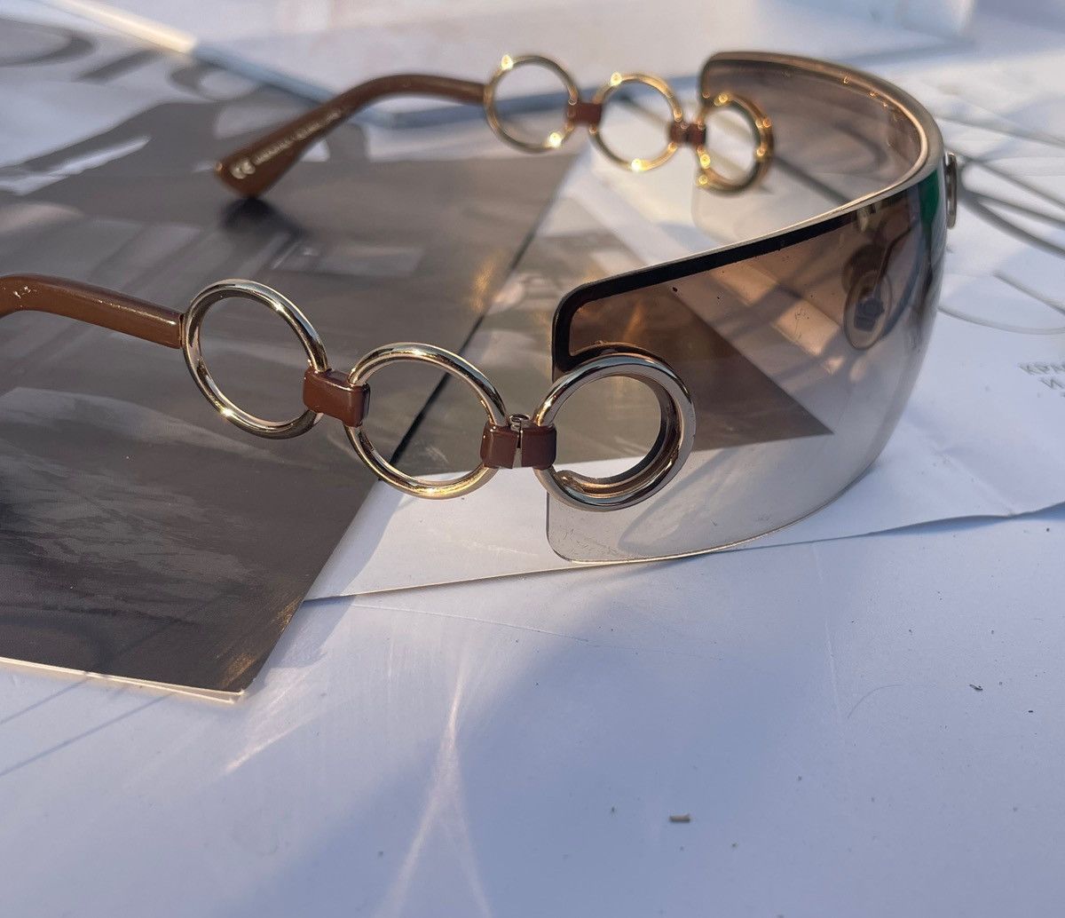 Yves Saint Laurent Yves Saint Laurent vintage sunglasses YSL 6114S Size ONE SIZE - 19 Thumbnail