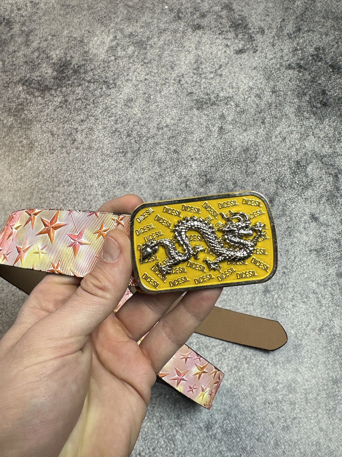 Japanese Brand × Vintage Vintage diesel dragon belts casual Streetwear rare logo VTg Size ONE SIZE - 2 Thumbnail
