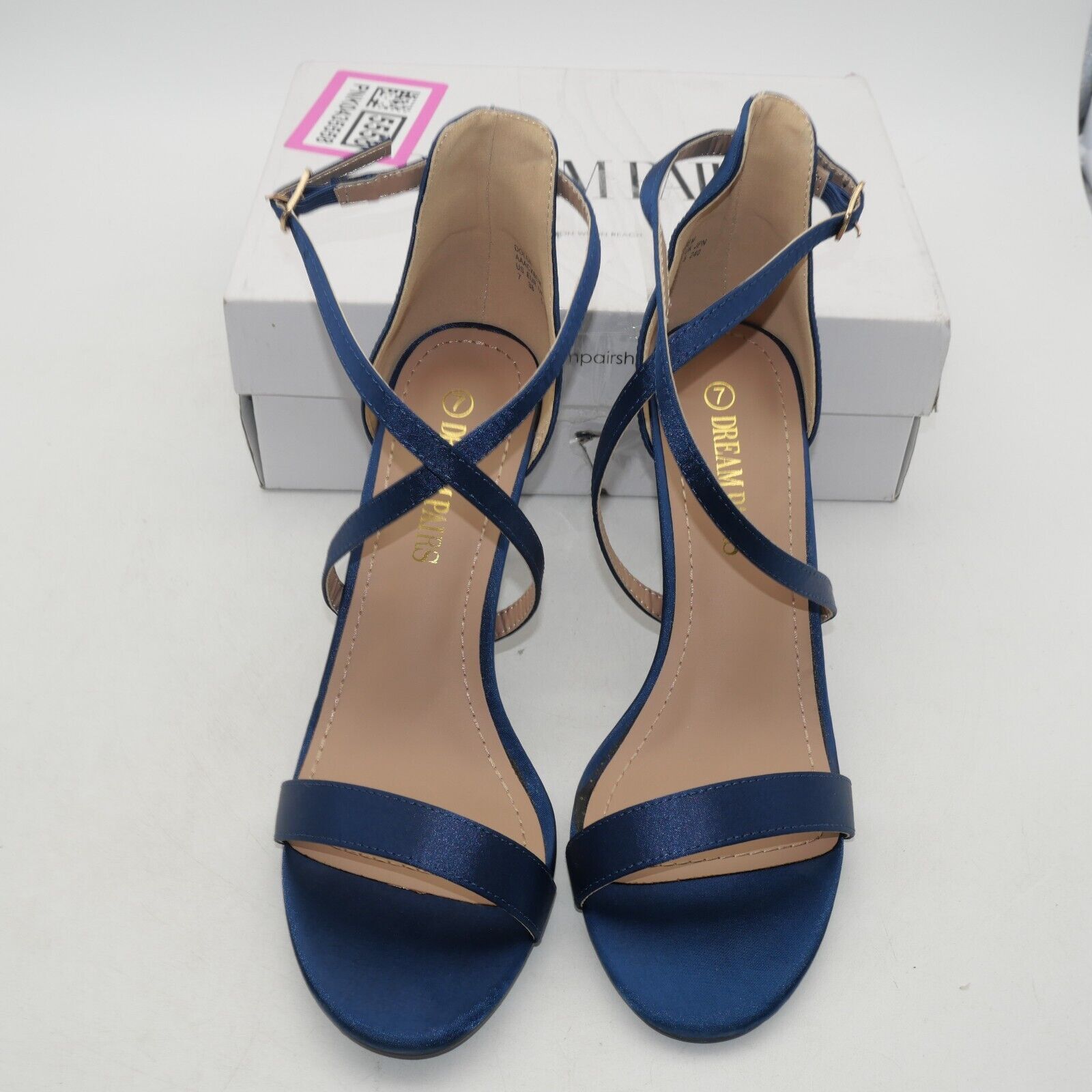 Other NEW DREAM PAIRS Women's 7 Dolce Stilettos Open Toe Pump Heel Size US 7 / IT 37 - 7 Thumbnail